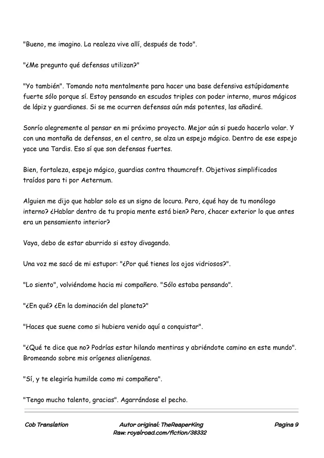 Realidad De Minecraft (Novela) - Capítulo 156 - Página 9 - LectorTMOo