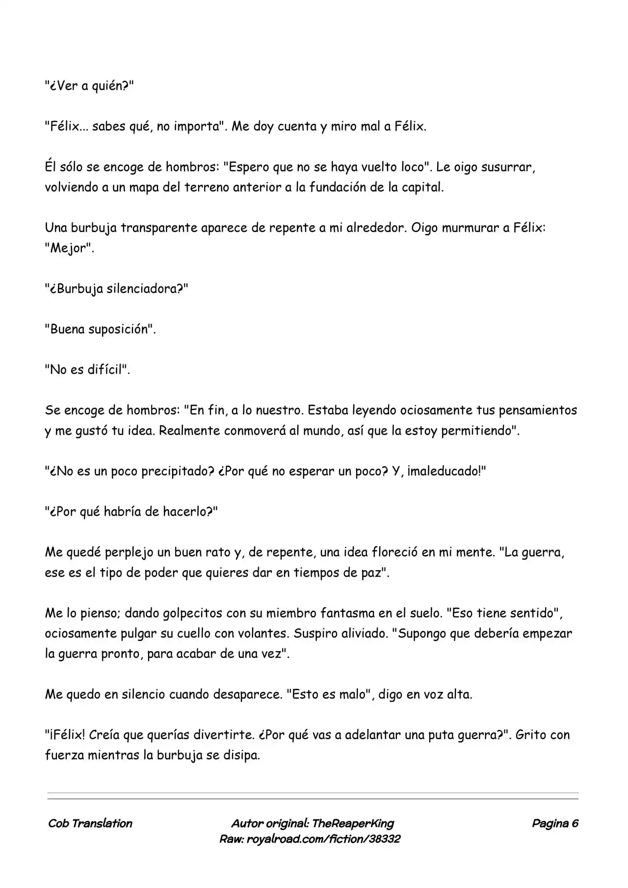 Realidad De Minecraft (Novela) - Capítulo 157 - Página 6 - LectorTMOo