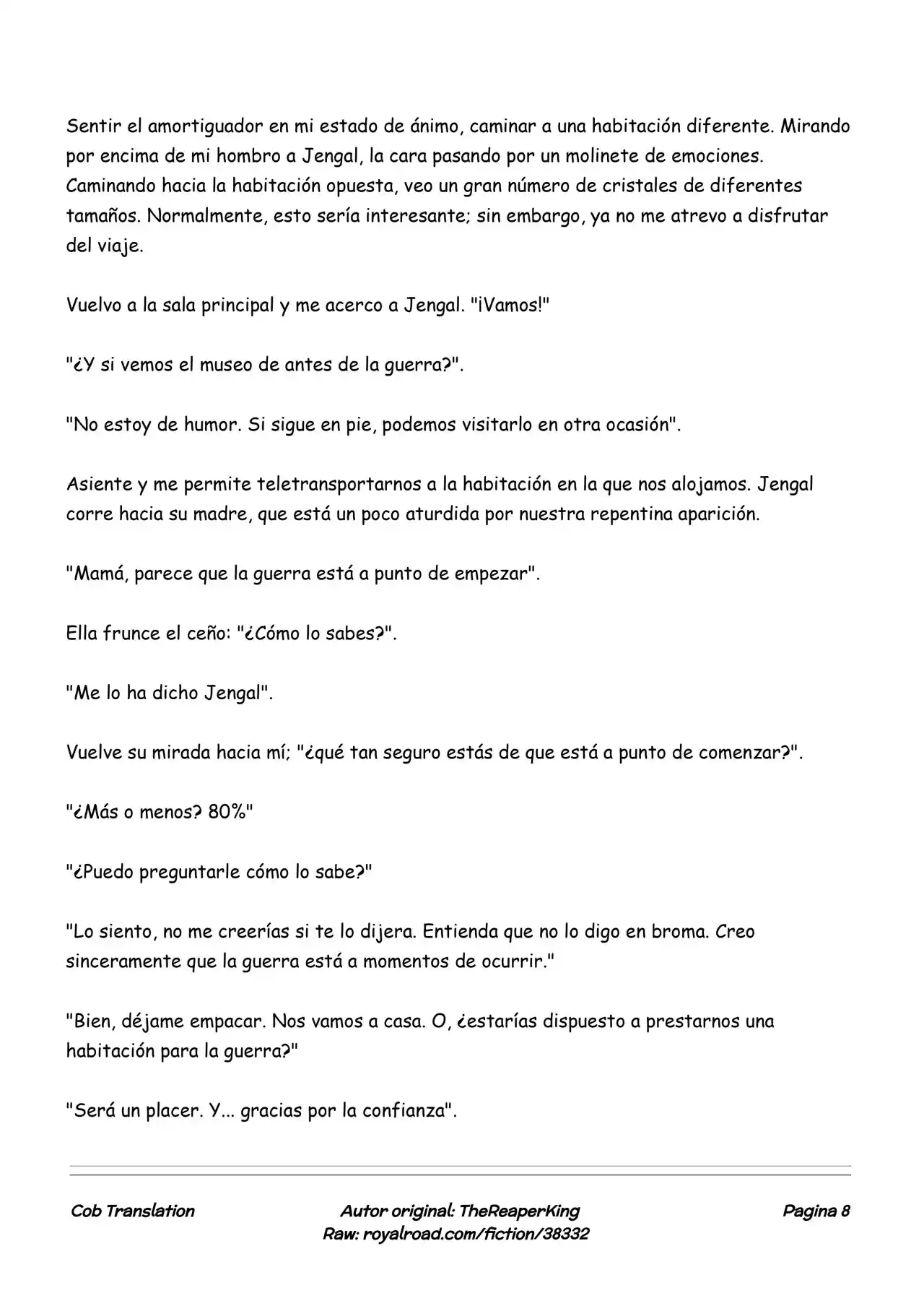 Realidad De Minecraft (Novela) - Capítulo 157 - Página 8 - LectorTMOo