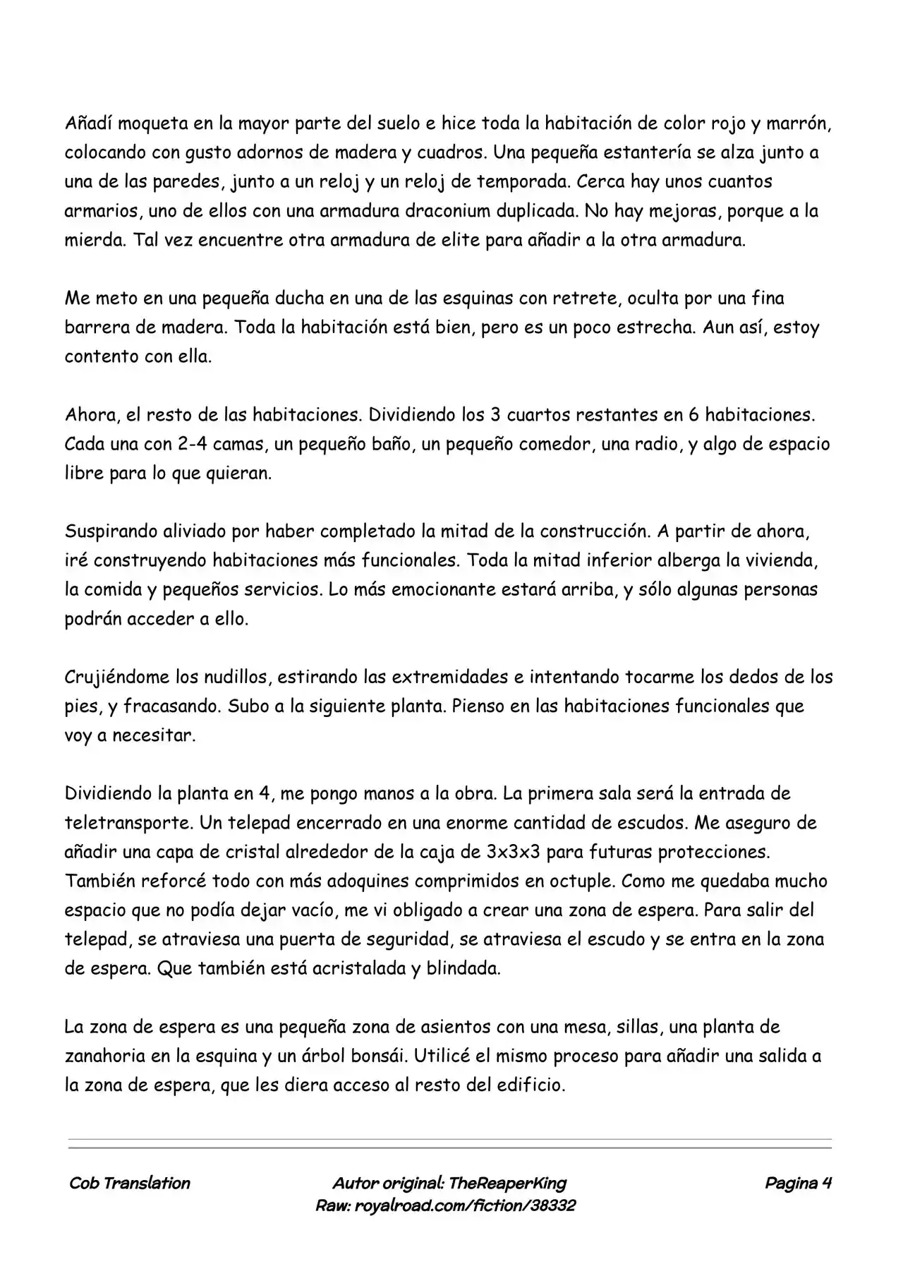 Realidad De Minecraft (Novela) - Capítulo 159 - Página 4 - LectorTMOo