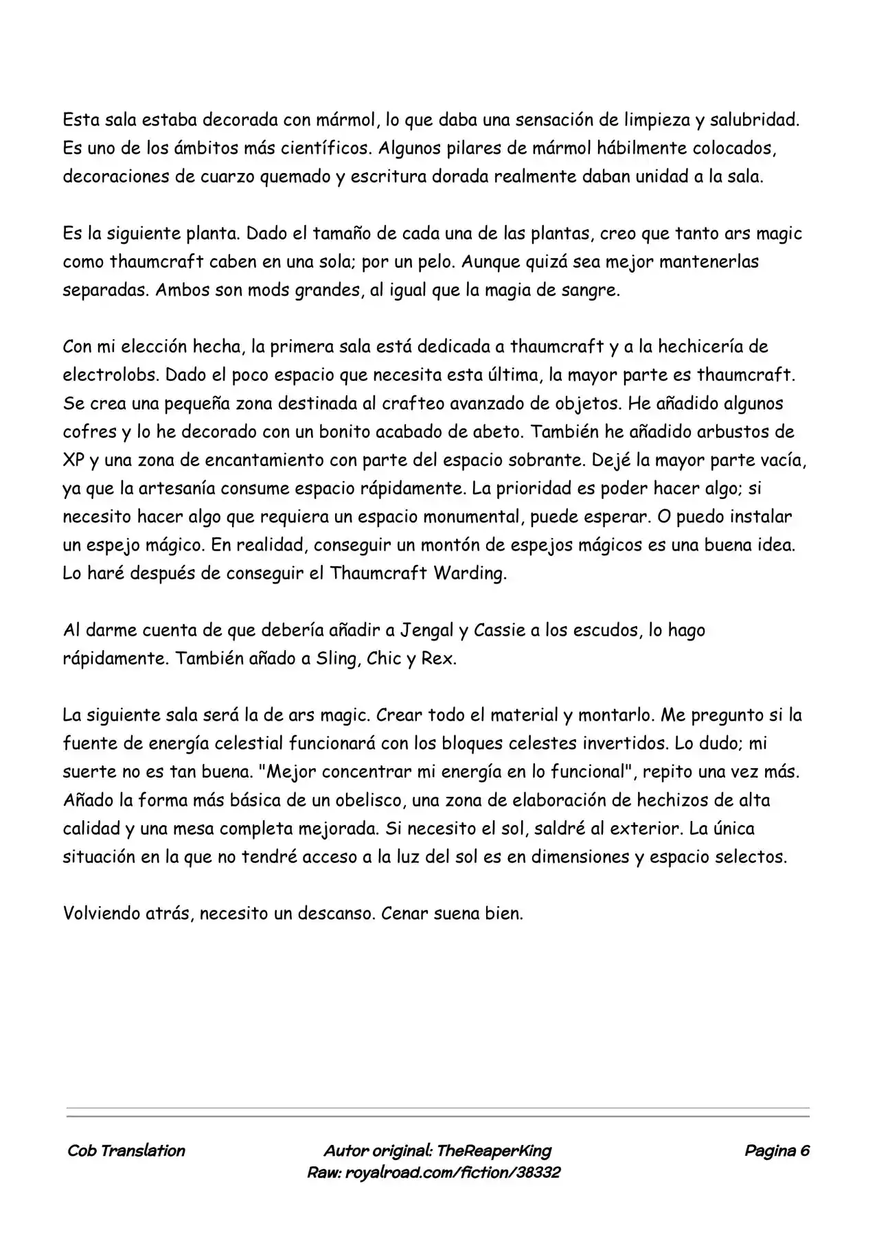 Realidad De Minecraft (Novela) - Capítulo 159 - Página 6 - LectorTMOo