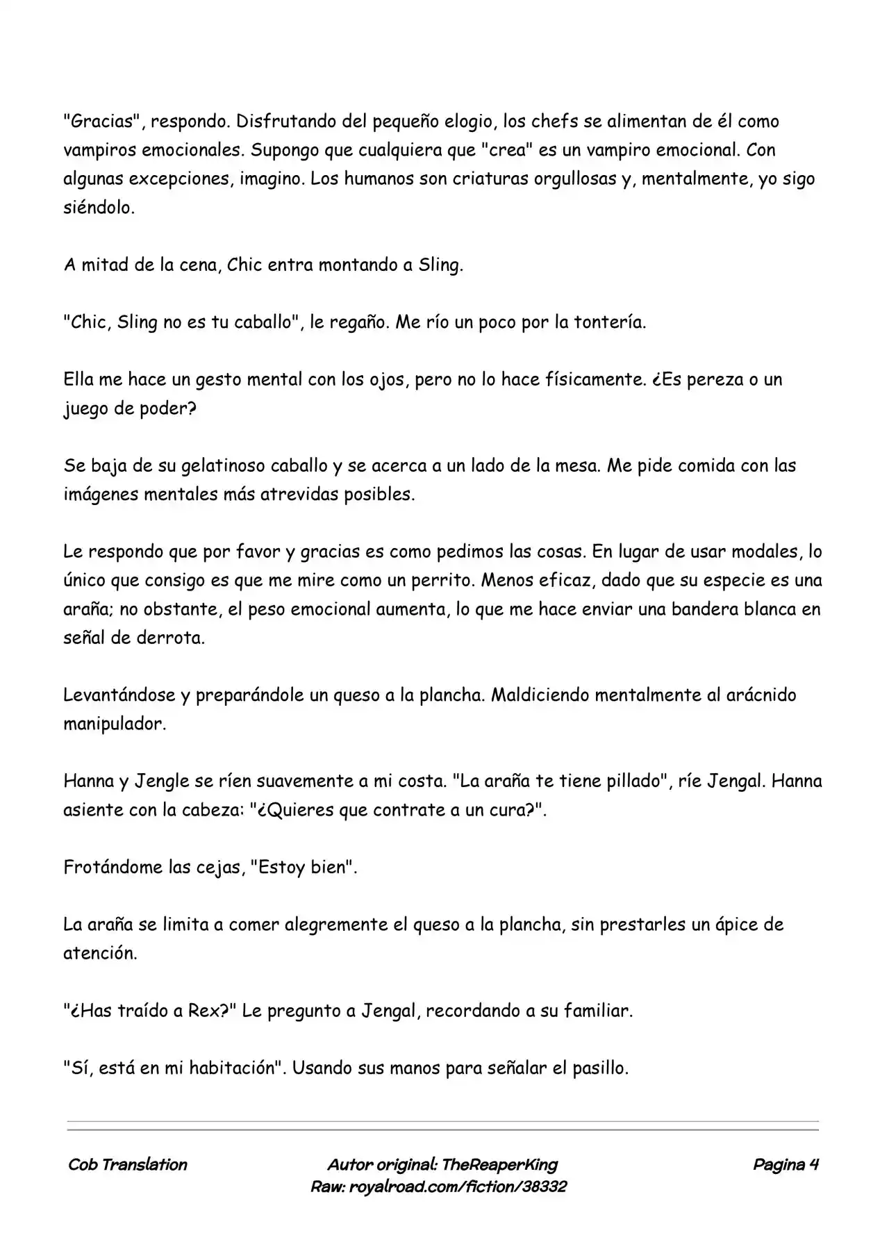 Realidad De Minecraft (Novela) - Capítulo 160 - Página 4 - LectorTMOo