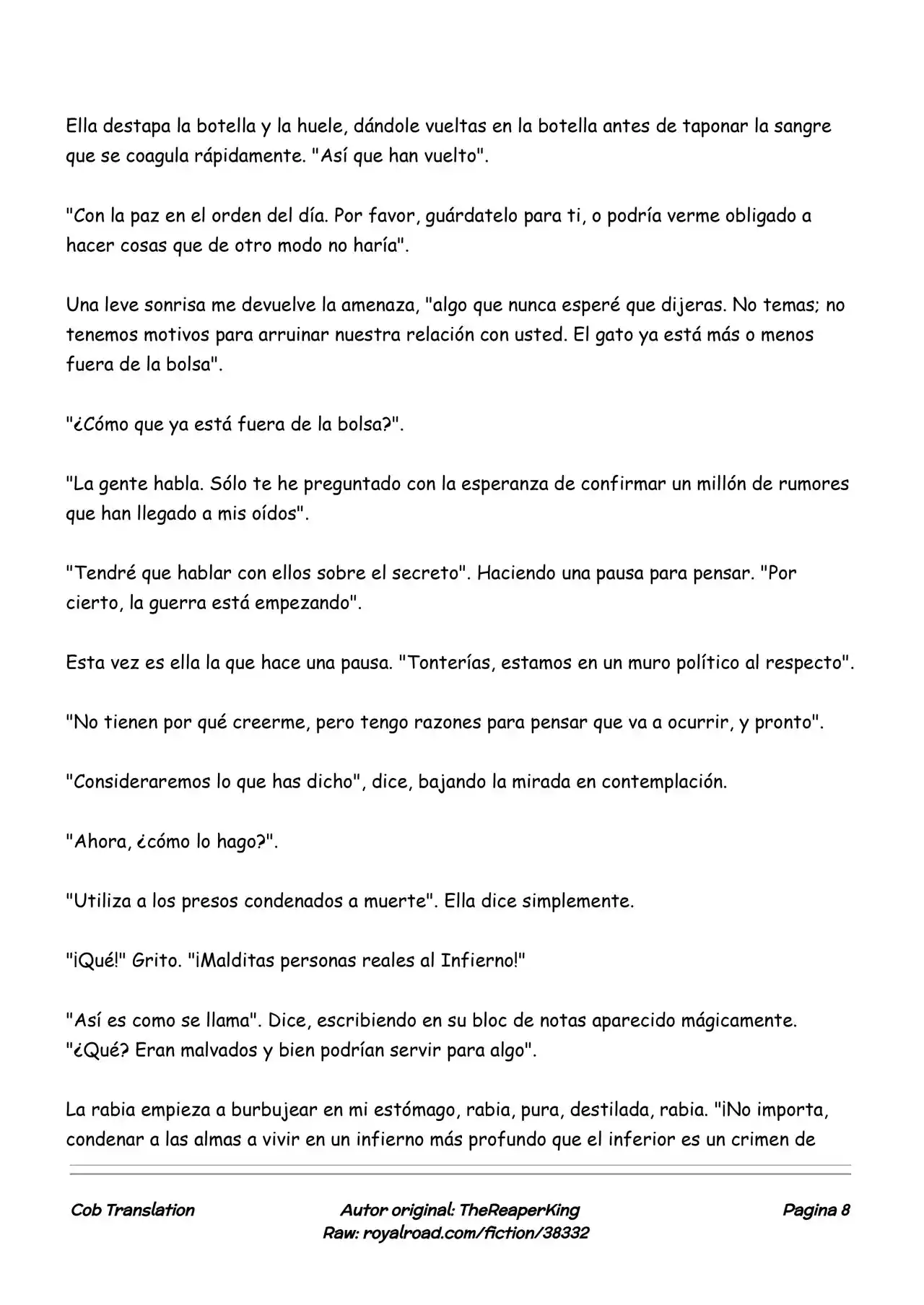 Realidad De Minecraft (Novela) - Capítulo 160 - Página 8 - LectorTMOo