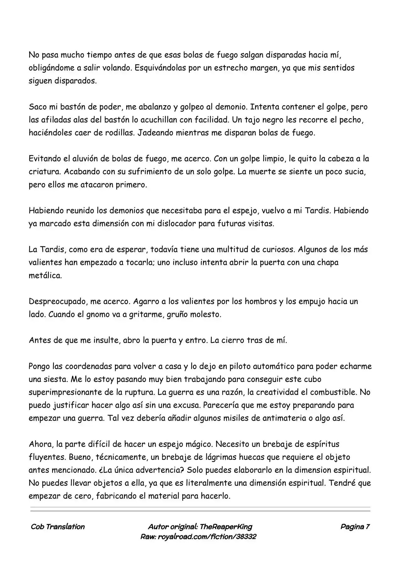 Realidad De Minecraft (Novela) - Capítulo 162 - Página 7 - LectorTMOo