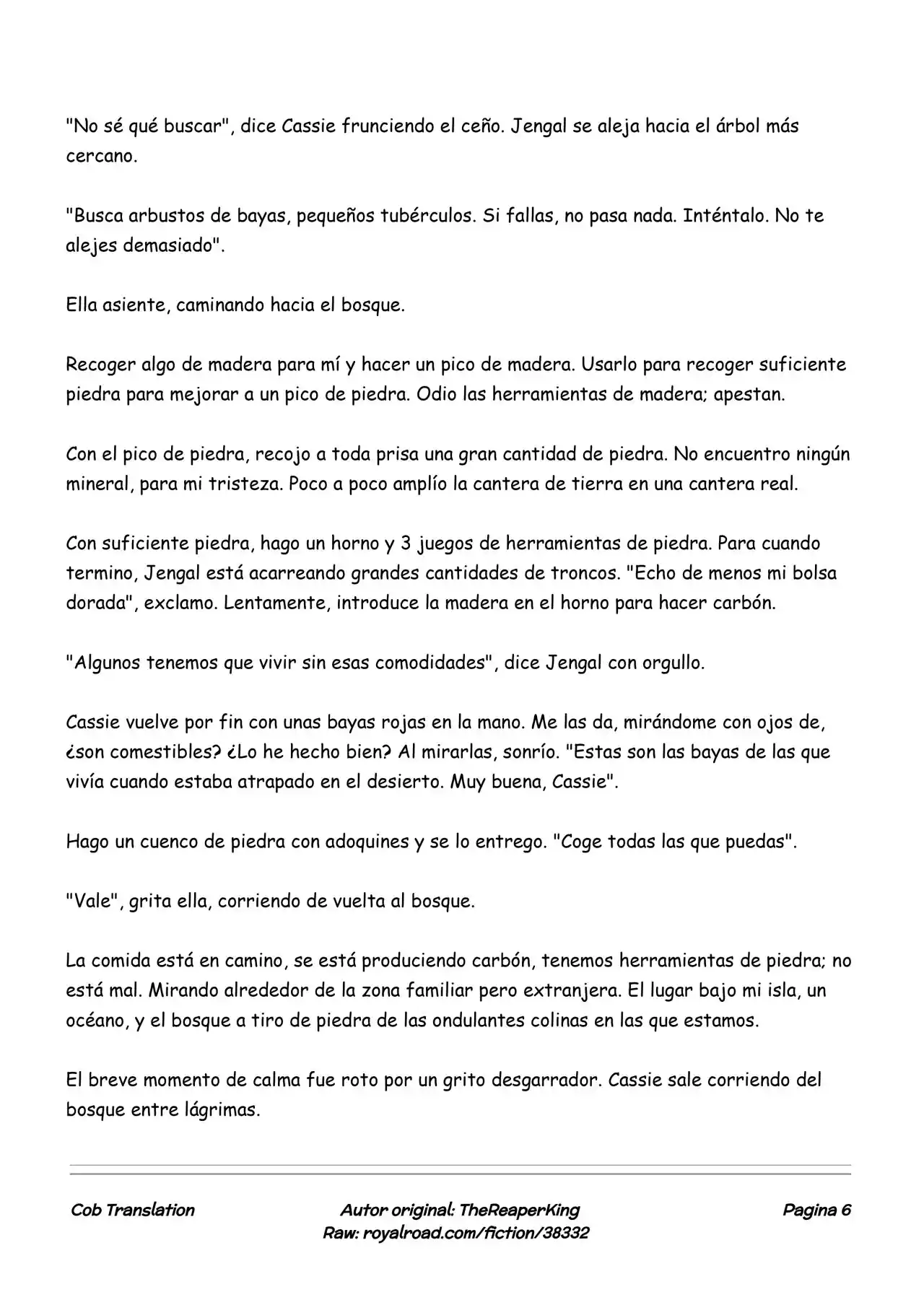 Realidad De Minecraft (Novela) - Capítulo 163 - Página 6 - LectorTMOo