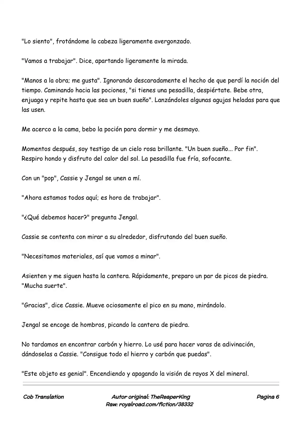 Realidad De Minecraft (Novela) - Capítulo 164 - Página 6 - LectorTMOo