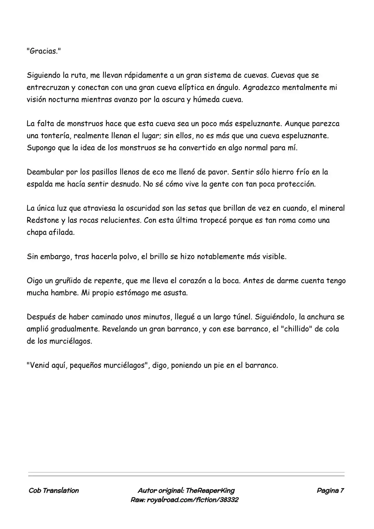 Realidad De Minecraft (Novela) - Capítulo 165 - Página 7 - LectorTMOo