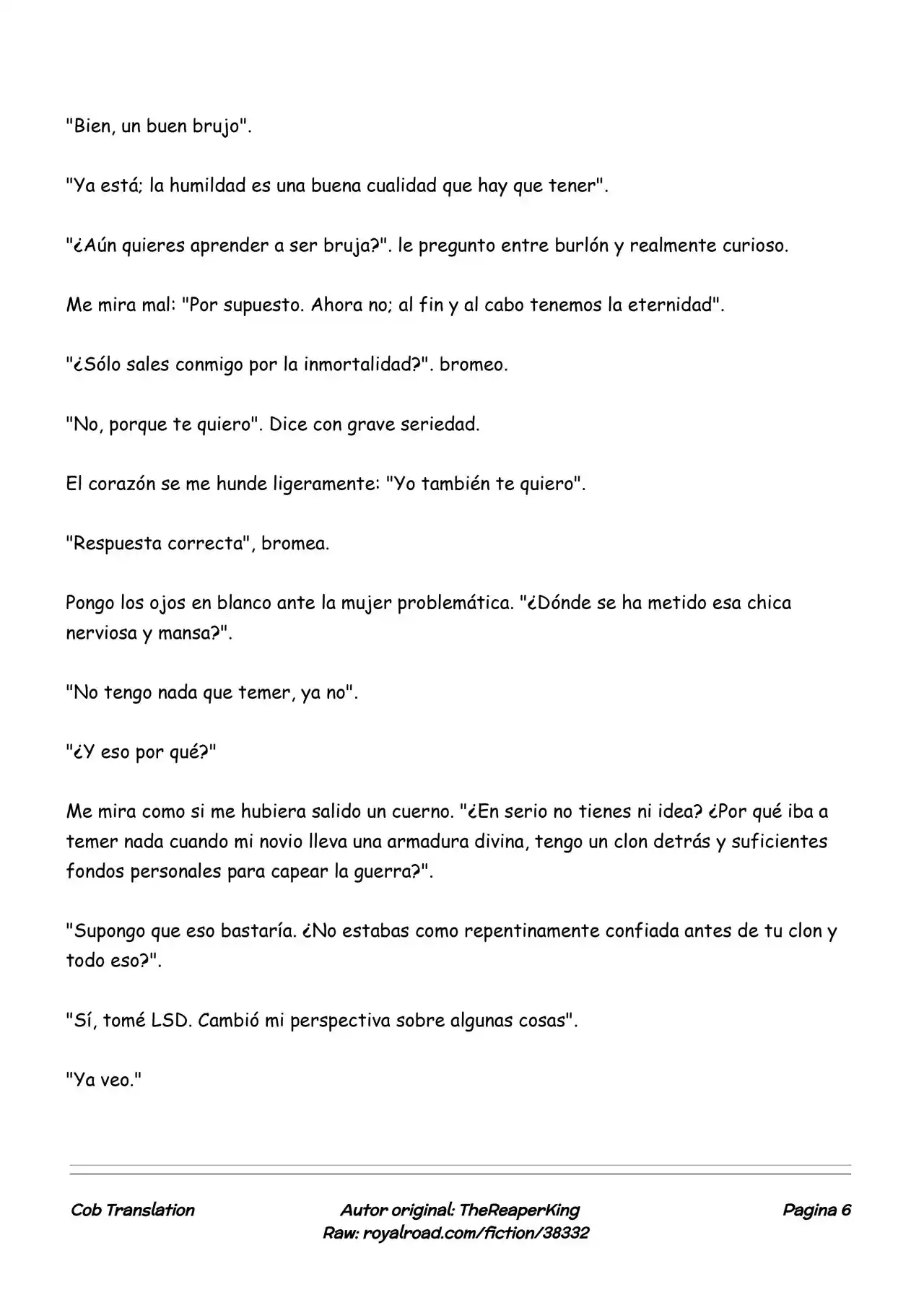 Realidad De Minecraft (Novela) - Capítulo 166 - Página 6 - LectorTMOo