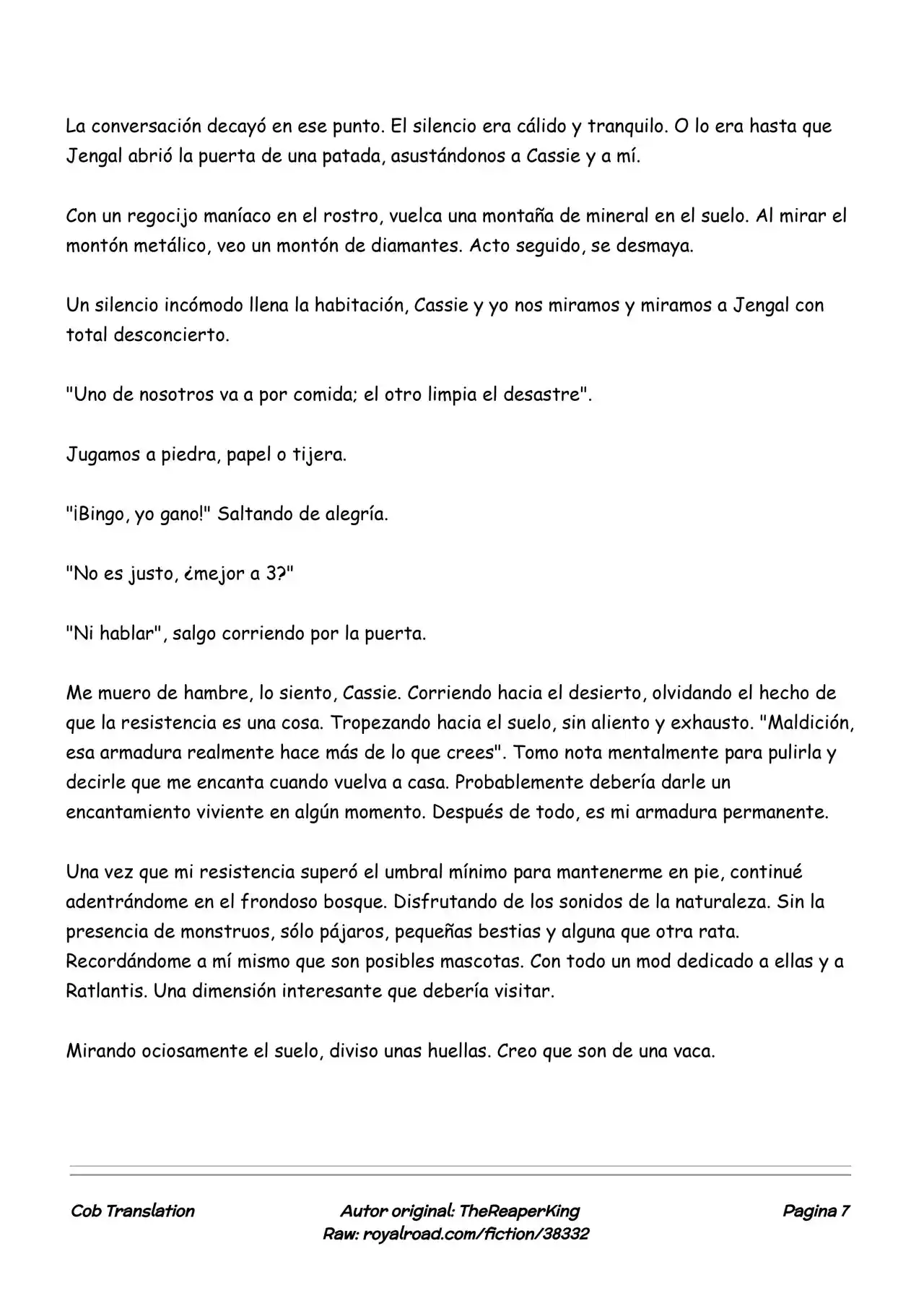 Realidad De Minecraft (Novela) - Capítulo 166 - Página 7 - LectorTMOo