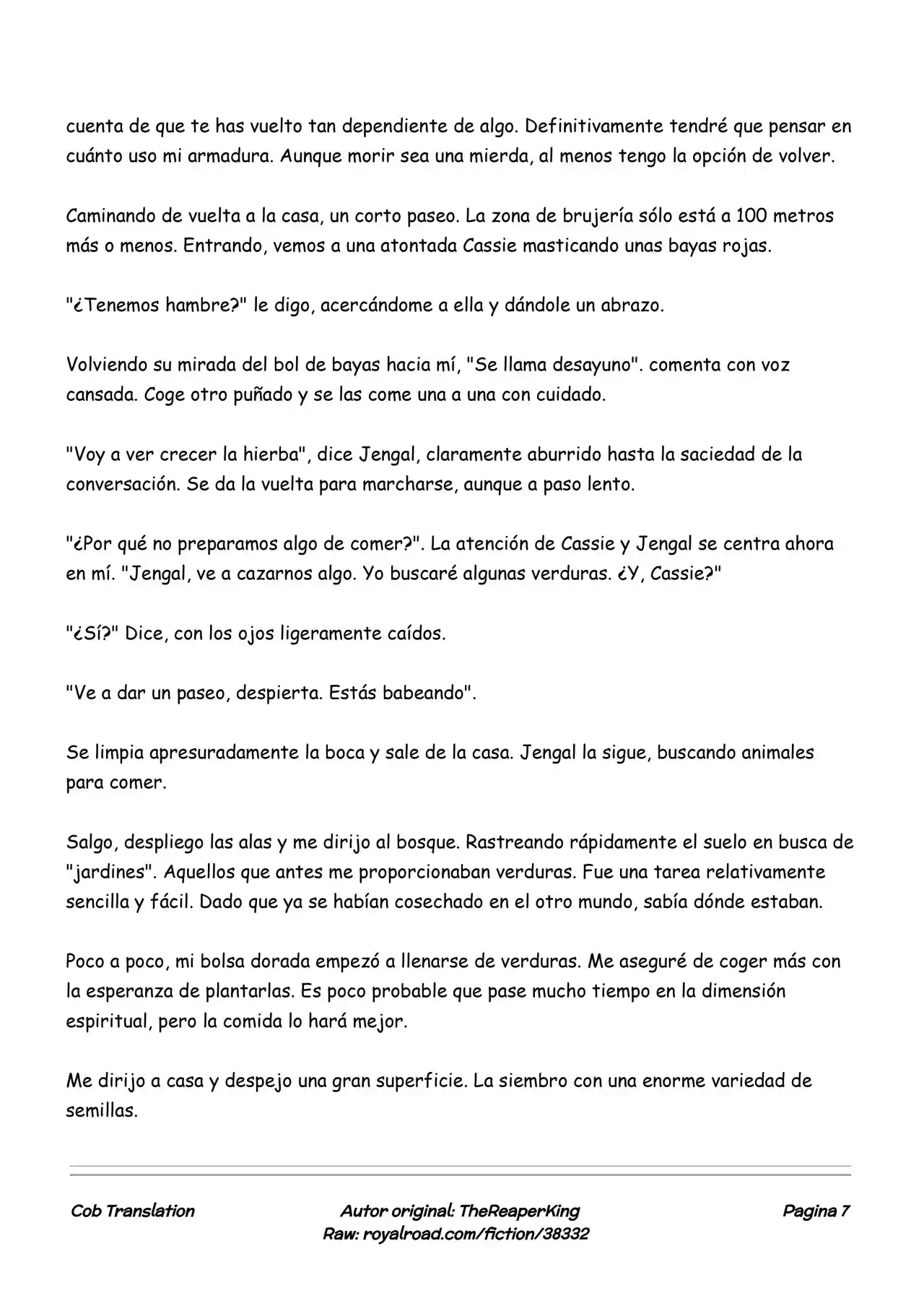 Realidad De Minecraft (Novela) - Capítulo 168 - Página 7 - LectorTMOo