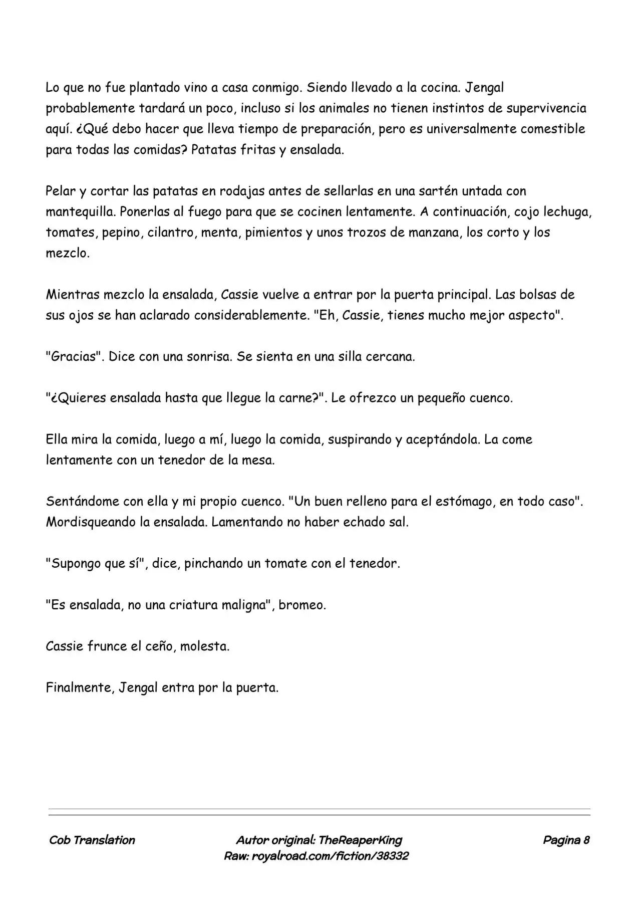 Realidad De Minecraft (Novela) - Capítulo 168 - Página 8 - LectorTMOo