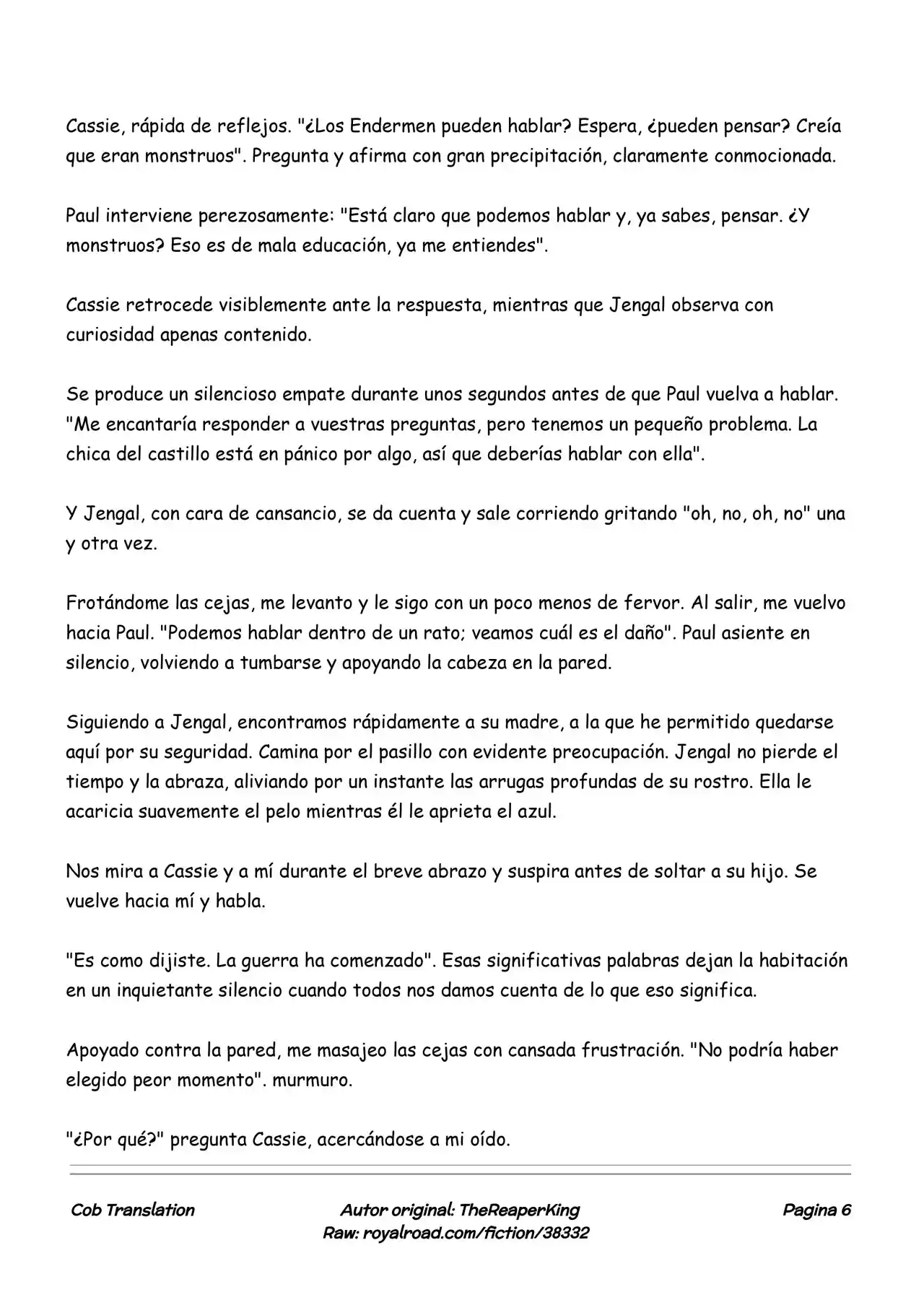 Realidad De Minecraft (Novela) - Capítulo 170 - Página 6 - LectorTMOo