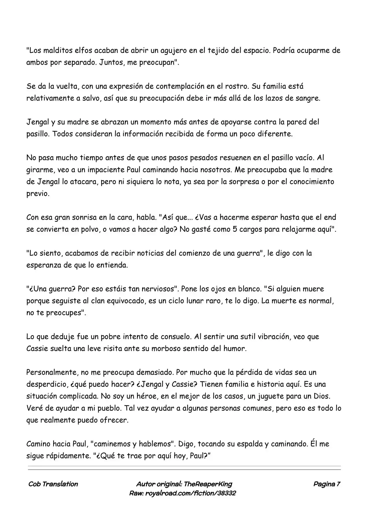 Realidad De Minecraft (Novela) - Capítulo 170 - Página 7 - LectorTMOo