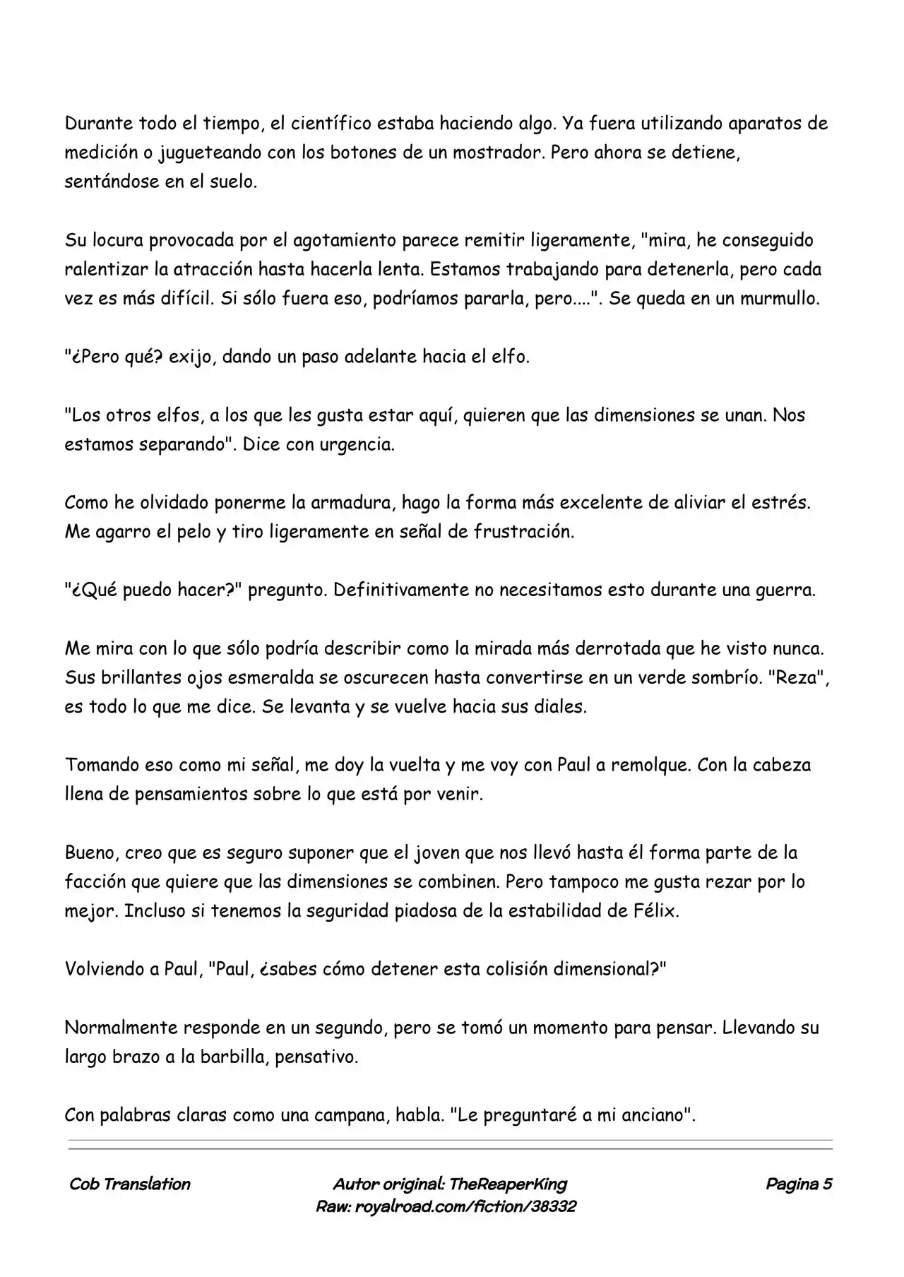 Realidad De Minecraft (Novela) - Capítulo 171 - Página 5 - LectorTMOo