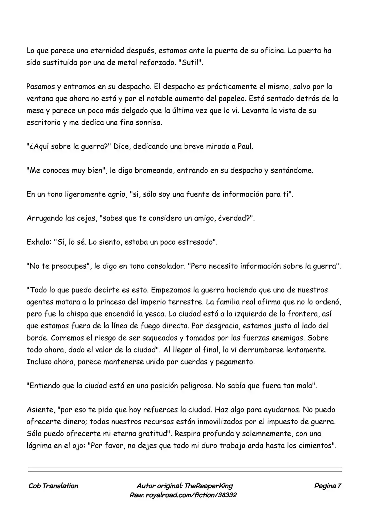 Realidad De Minecraft (Novela) - Capítulo 171 - Página 7 - LectorTMOo