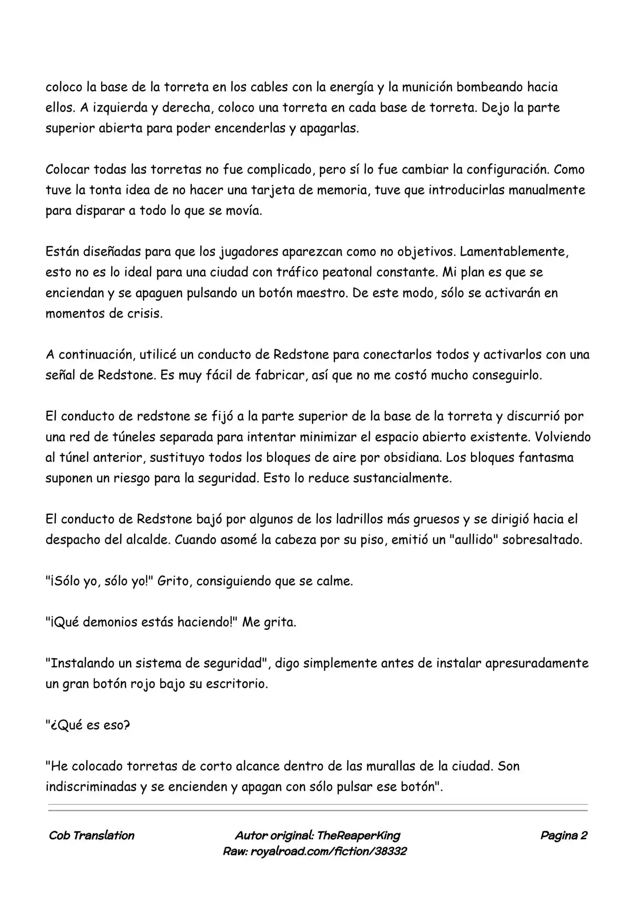 Realidad De Minecraft (Novela) - Capítulo 172 - Página 2 - LectorTMOo