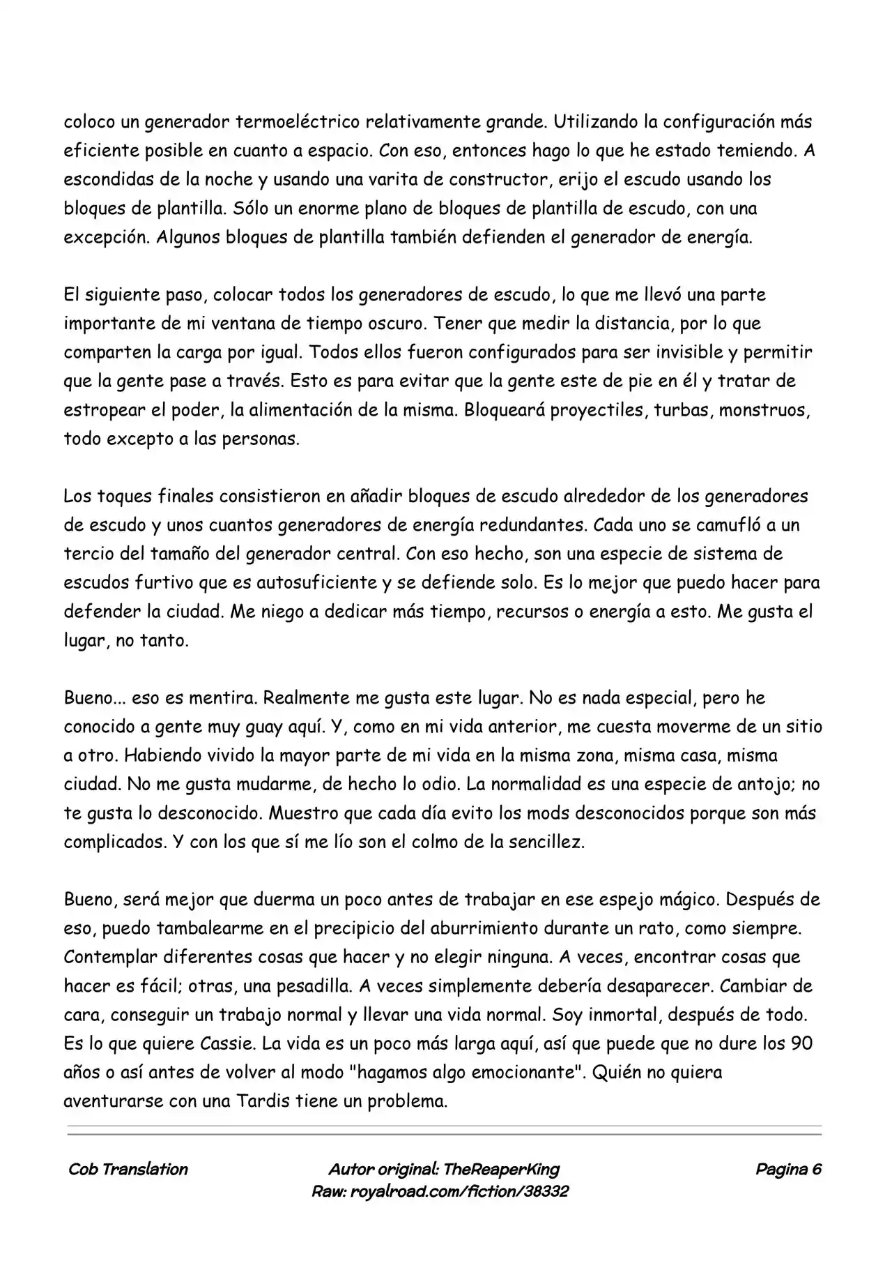 Realidad De Minecraft (Novela) - Capítulo 172 - Página 6 - LectorTMOo