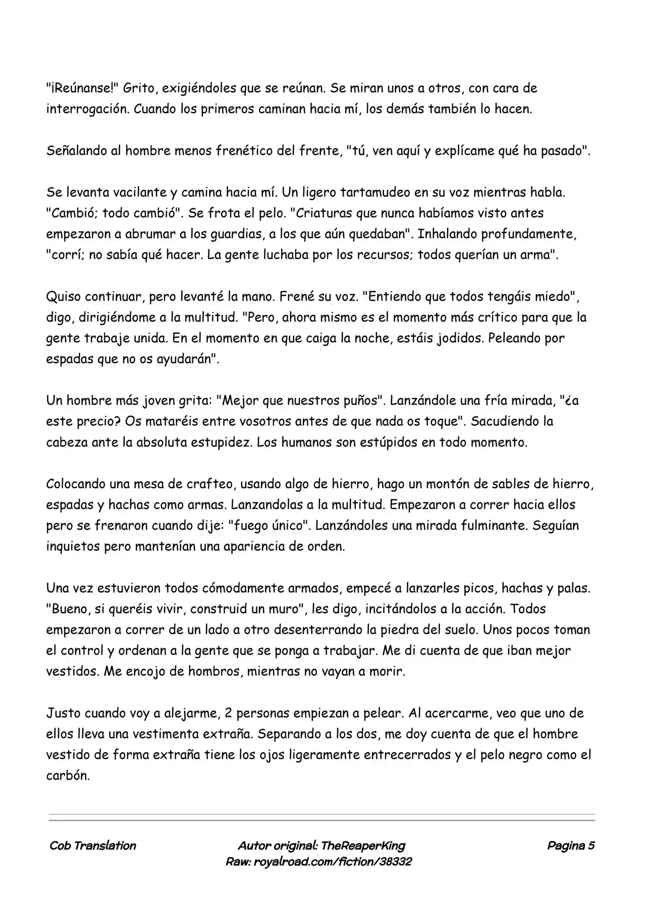Realidad De Minecraft (Novela) - Capítulo 174 - Página 5 - LectorTMOo