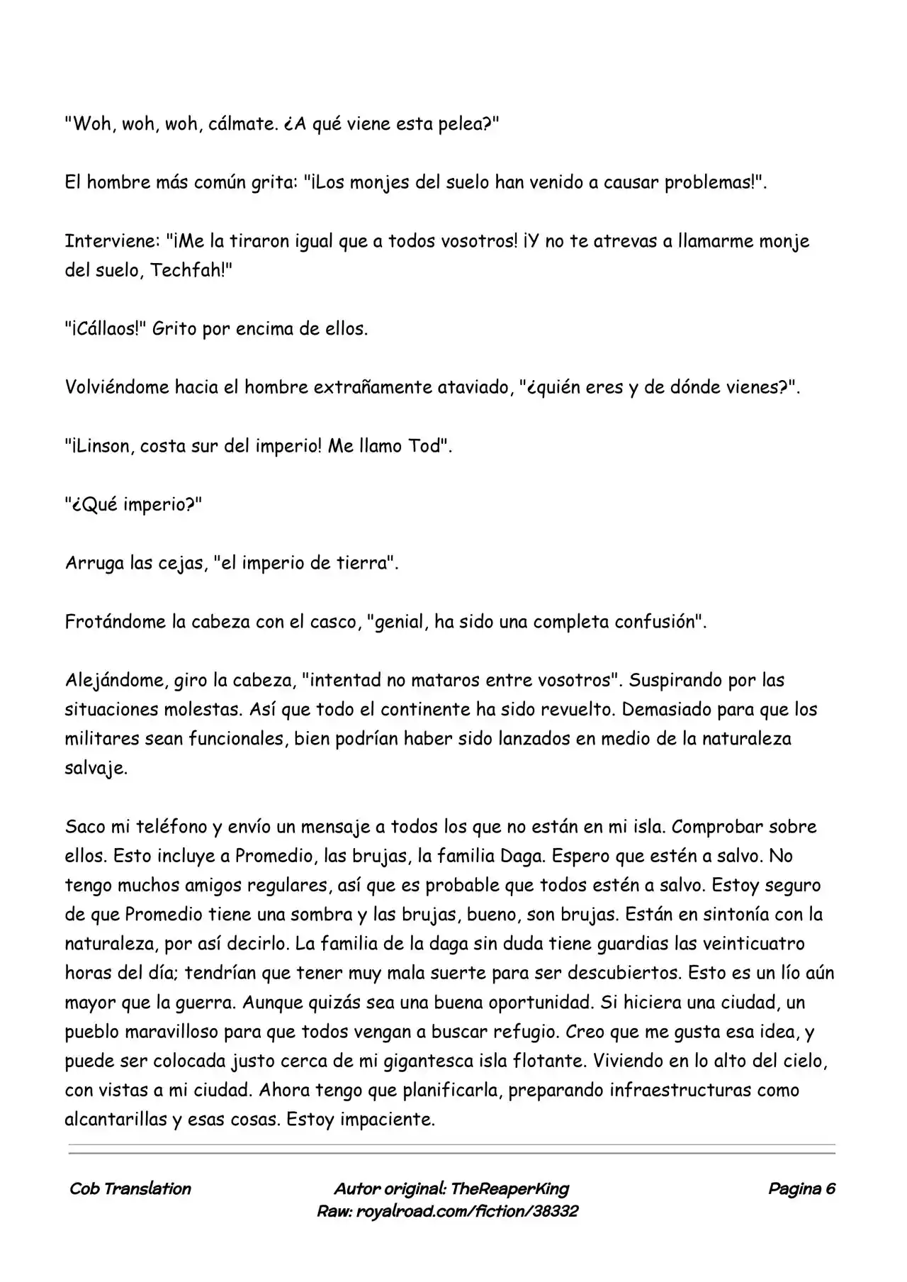 Realidad De Minecraft (Novela) - Capítulo 174 - Página 6 - LectorTMOo