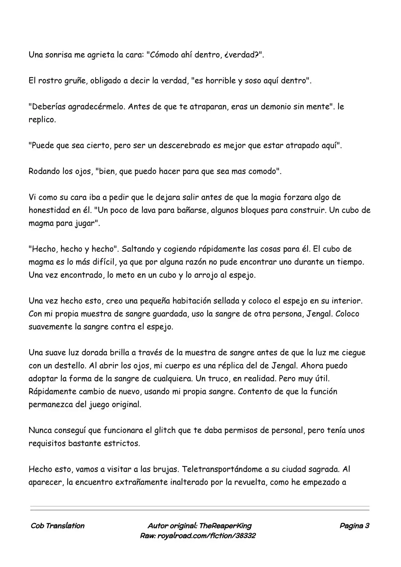 Realidad De Minecraft (Novela) - Capítulo 177 - Página 3 - LectorTMOo