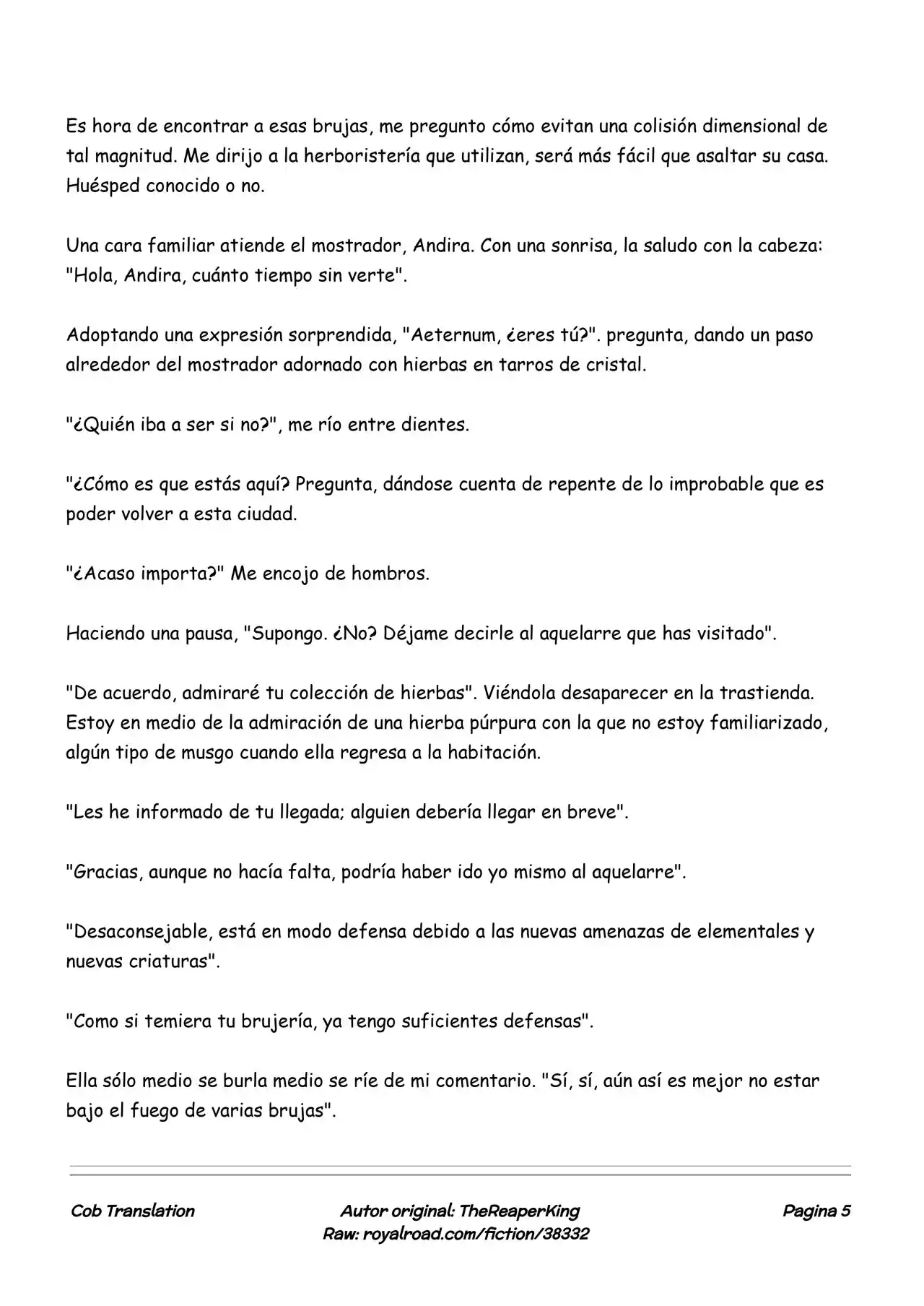 Realidad De Minecraft (Novela) - Capítulo 177 - Página 5 - LectorTMOo