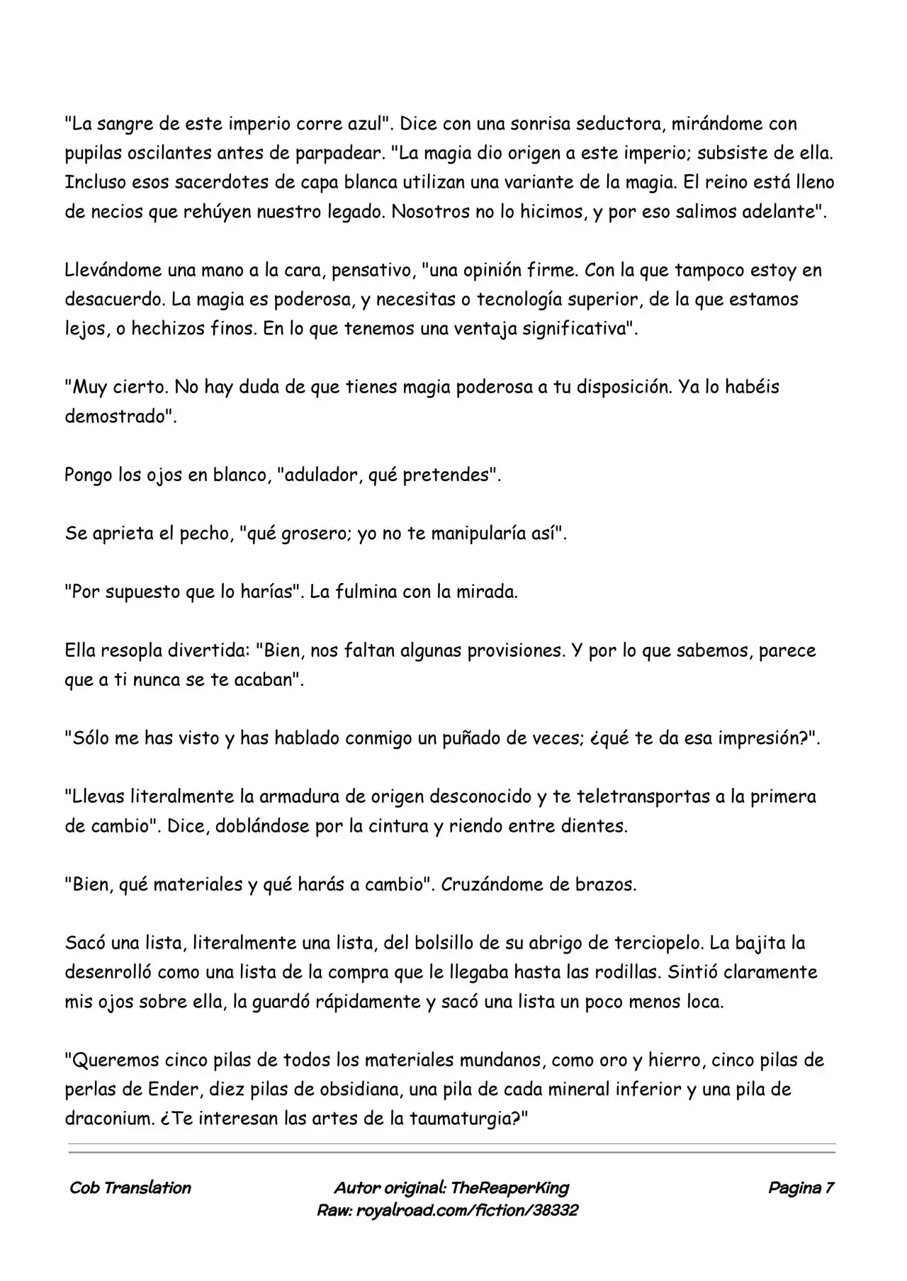 Realidad De Minecraft (Novela) - Capítulo 177 - Página 7 - LectorTMOo