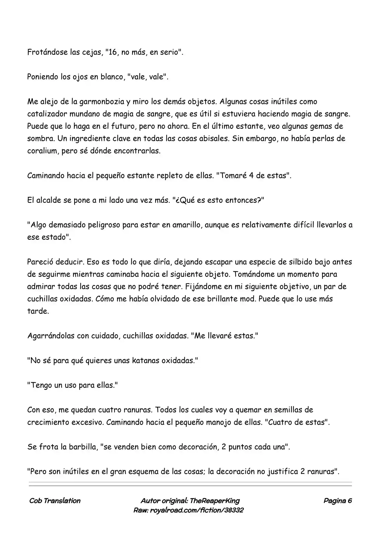 Realidad De Minecraft (Novela) - Capítulo 178 - Página 6 - LectorTMOo