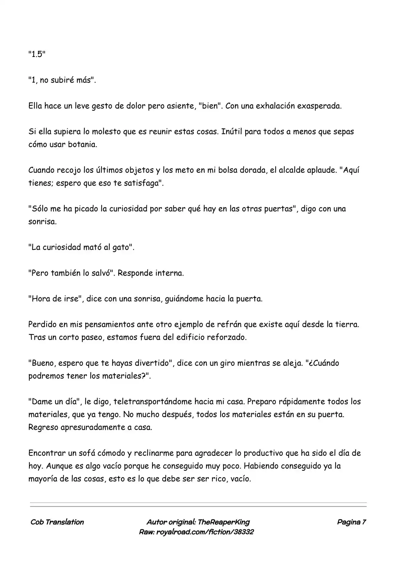 Realidad De Minecraft (Novela) - Capítulo 178 - Página 7 - LectorTMOo