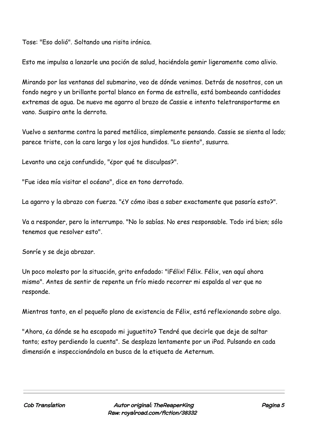 Realidad De Minecraft (Novela) - Capítulo 179 - Página 5 - LectorTMOo