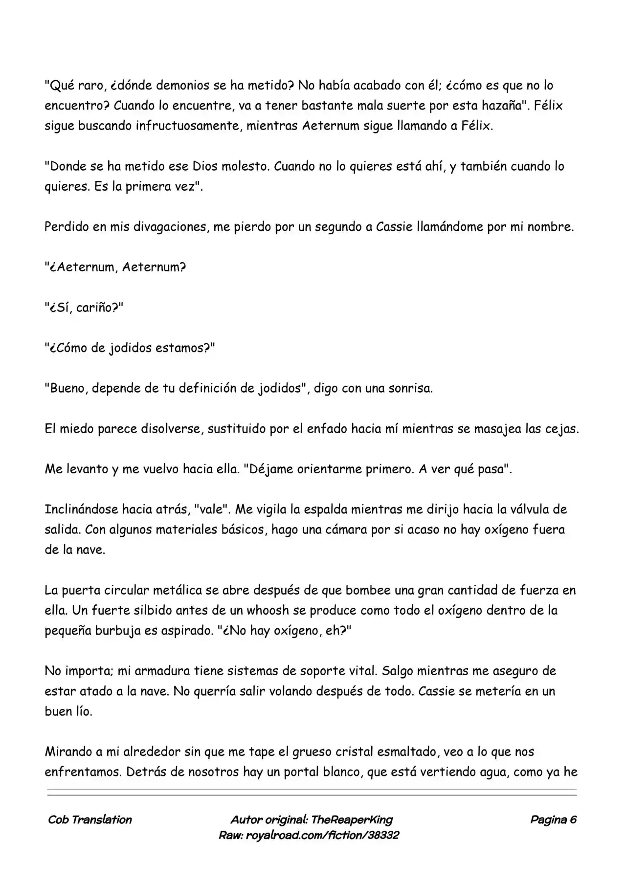 Realidad De Minecraft (Novela) - Capítulo 179 - Página 6 - LectorTMOo