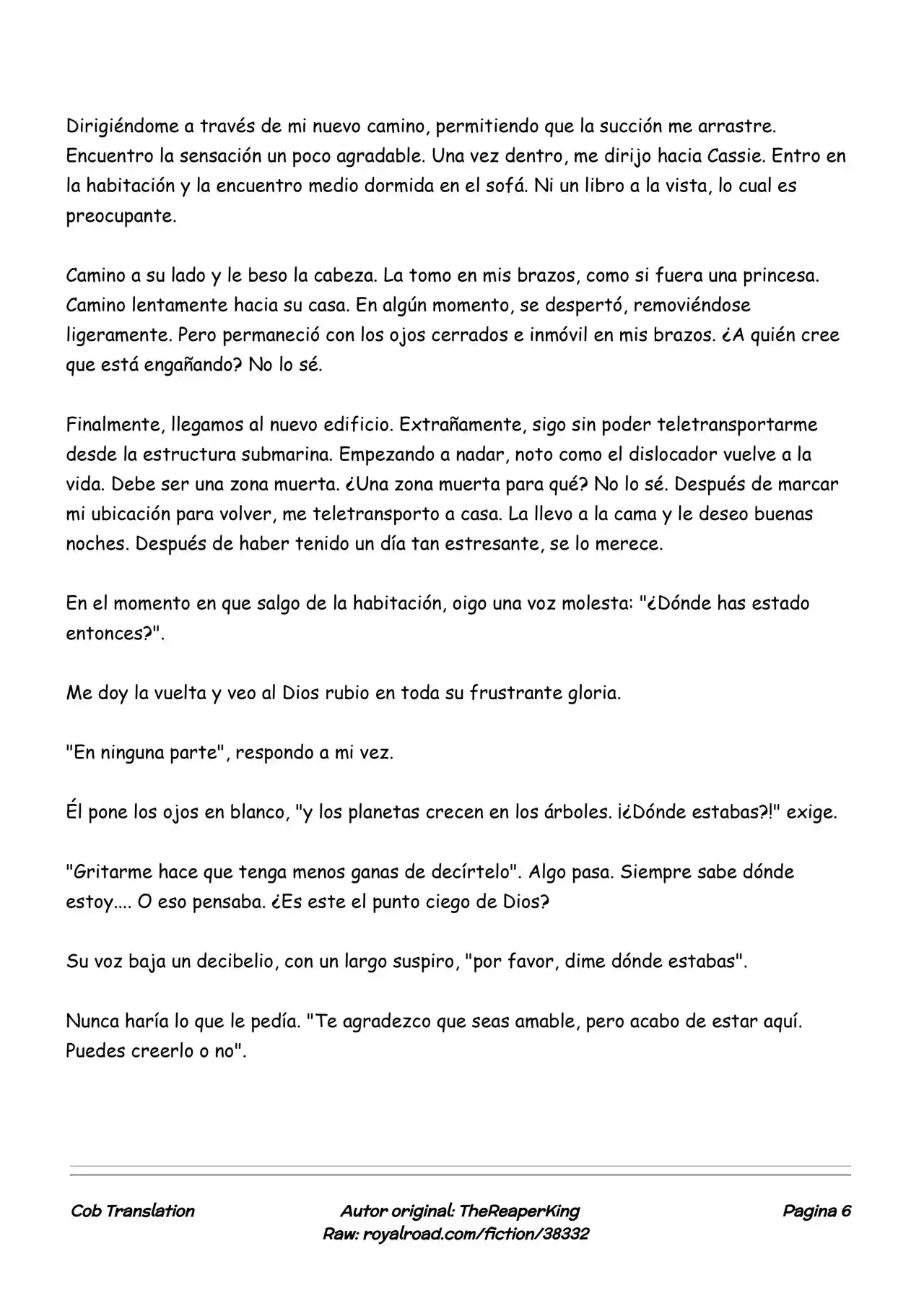 Realidad De Minecraft (Novela) - Capítulo 180 - Página 6 - LectorTMOo