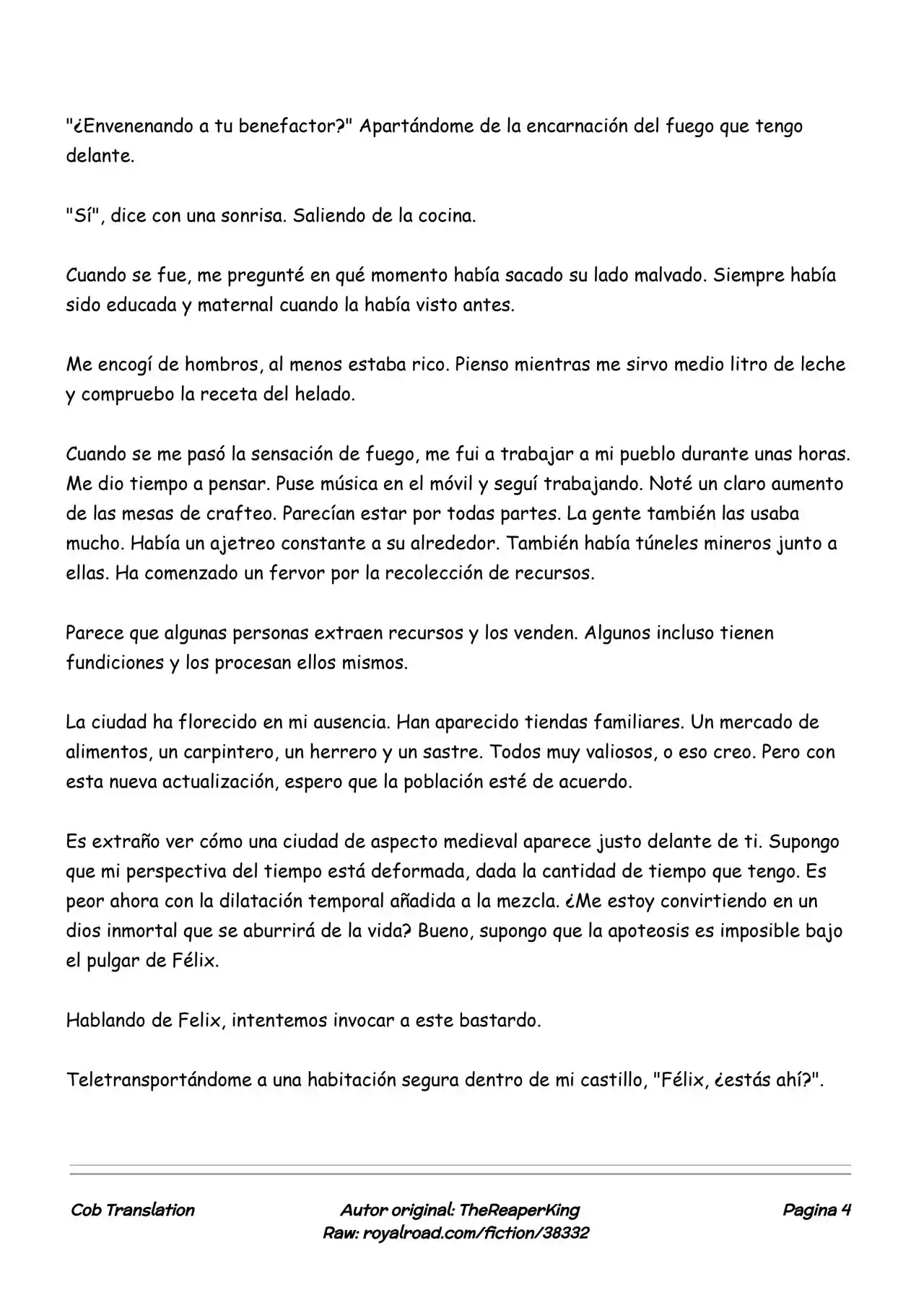 Realidad De Minecraft (Novela) - Capítulo 183 - Página 4 - LectorTMOo