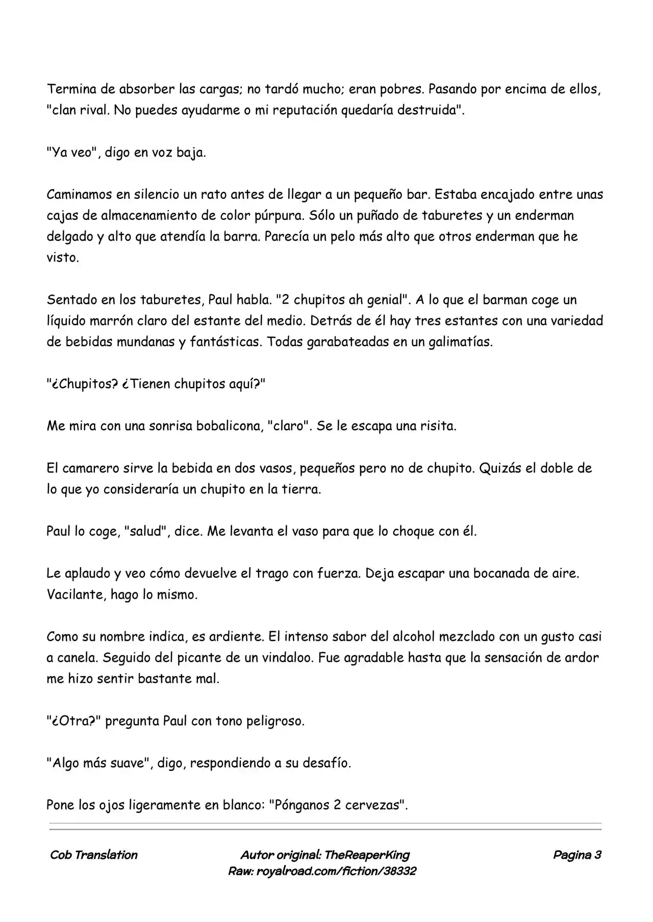 Realidad De Minecraft (Novela) - Capítulo 184 - Página 3 - LectorTMOo