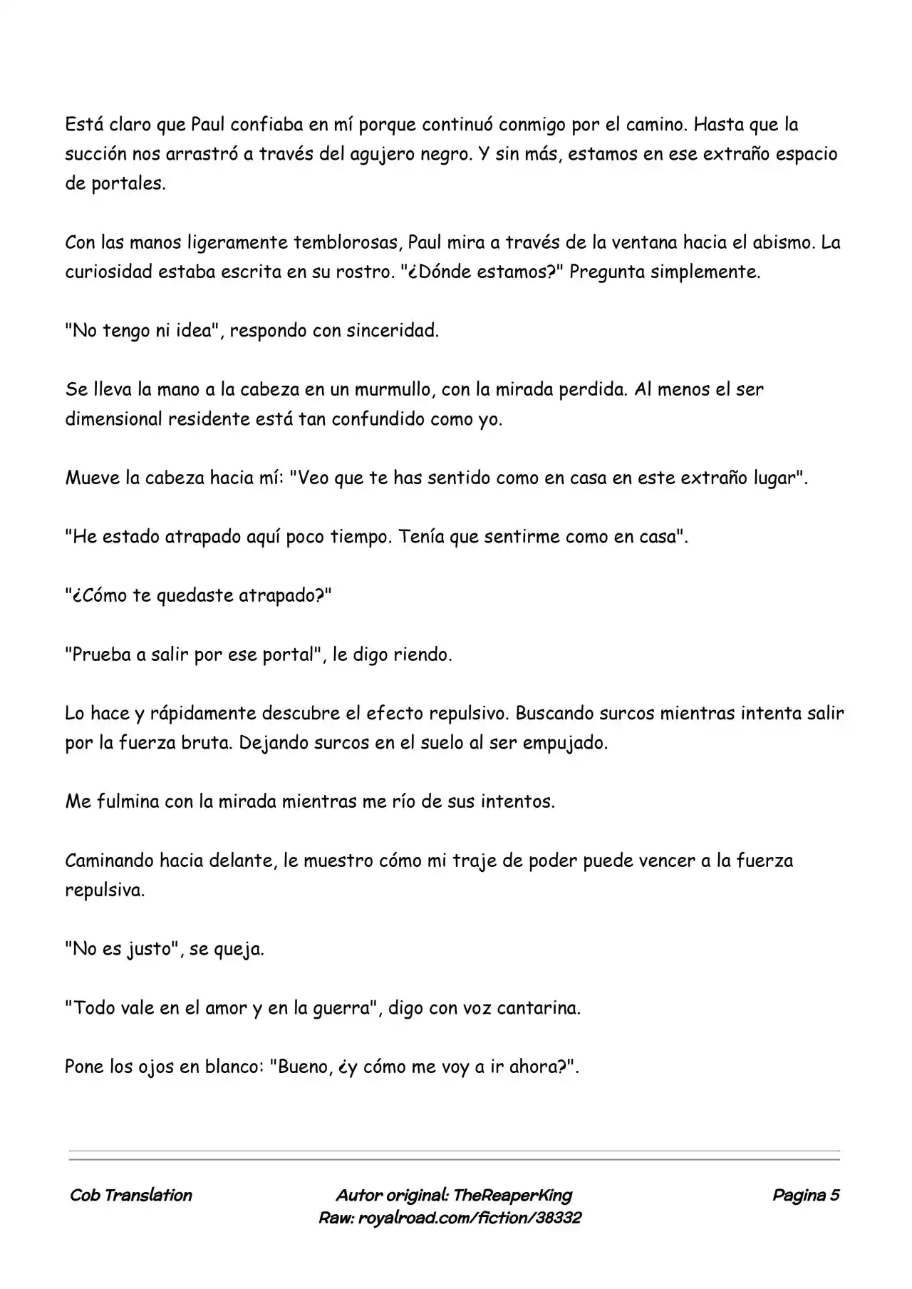 Realidad De Minecraft (Novela) - Capítulo 184 - Página 5 - LectorTMOo