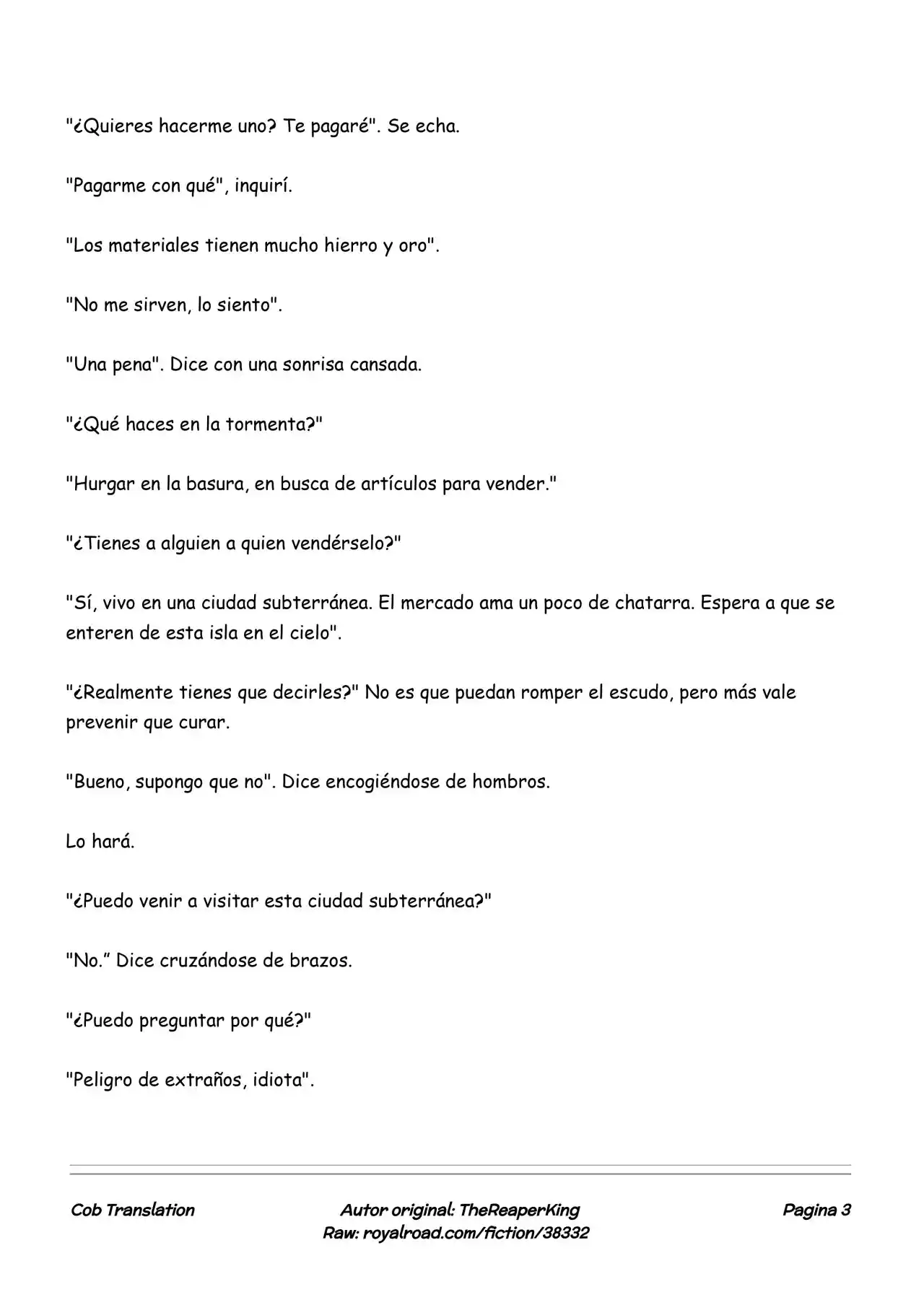 Realidad De Minecraft (Novela) - Capítulo 186 - Página 3 - LectorTMOo