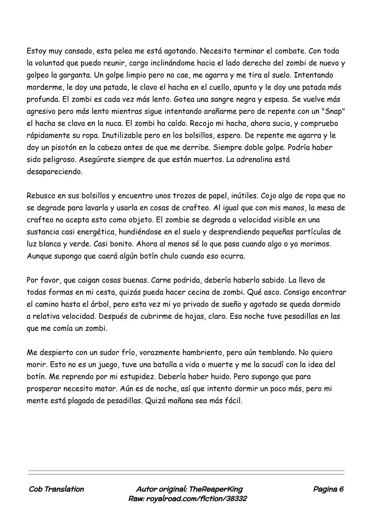 Realidad De Minecraft (Novela) - Capítulo 2 - Página 6 - LectorTMOo