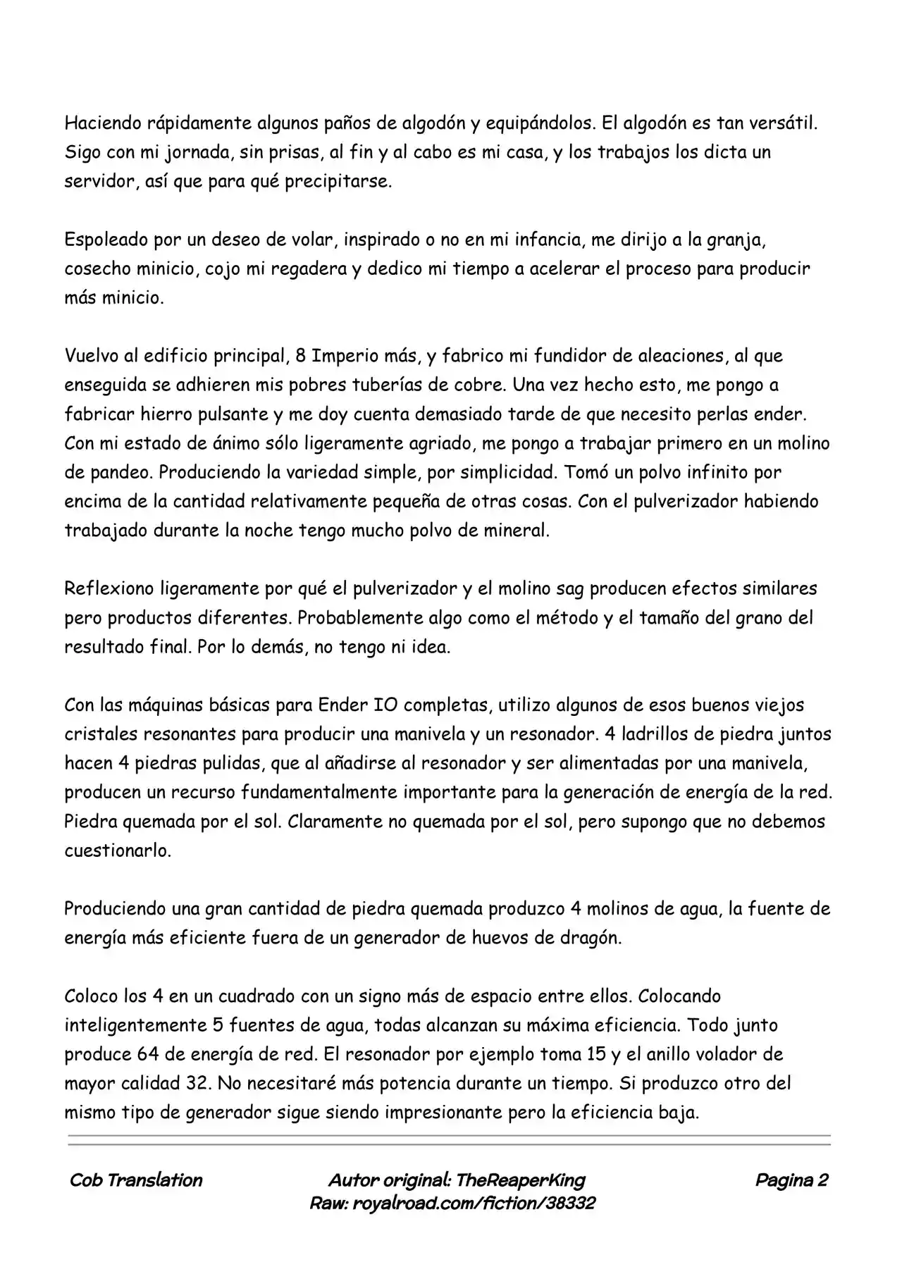 Realidad De Minecraft (Novela) - Capítulo 22 - Página 2 - LectorTMOo