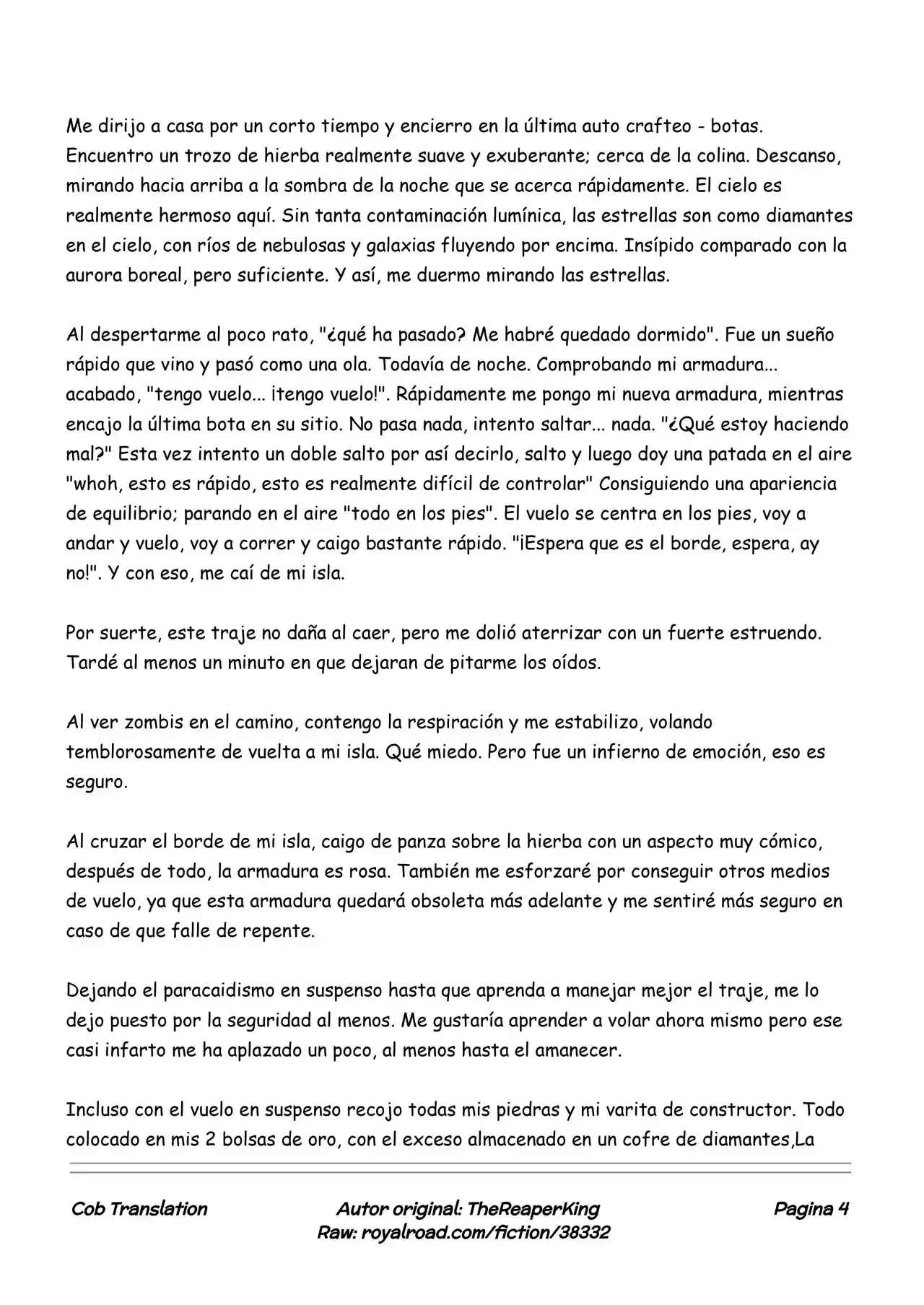 Realidad De Minecraft (Novela) - Capítulo 22 - Página 4 - LectorTMOo