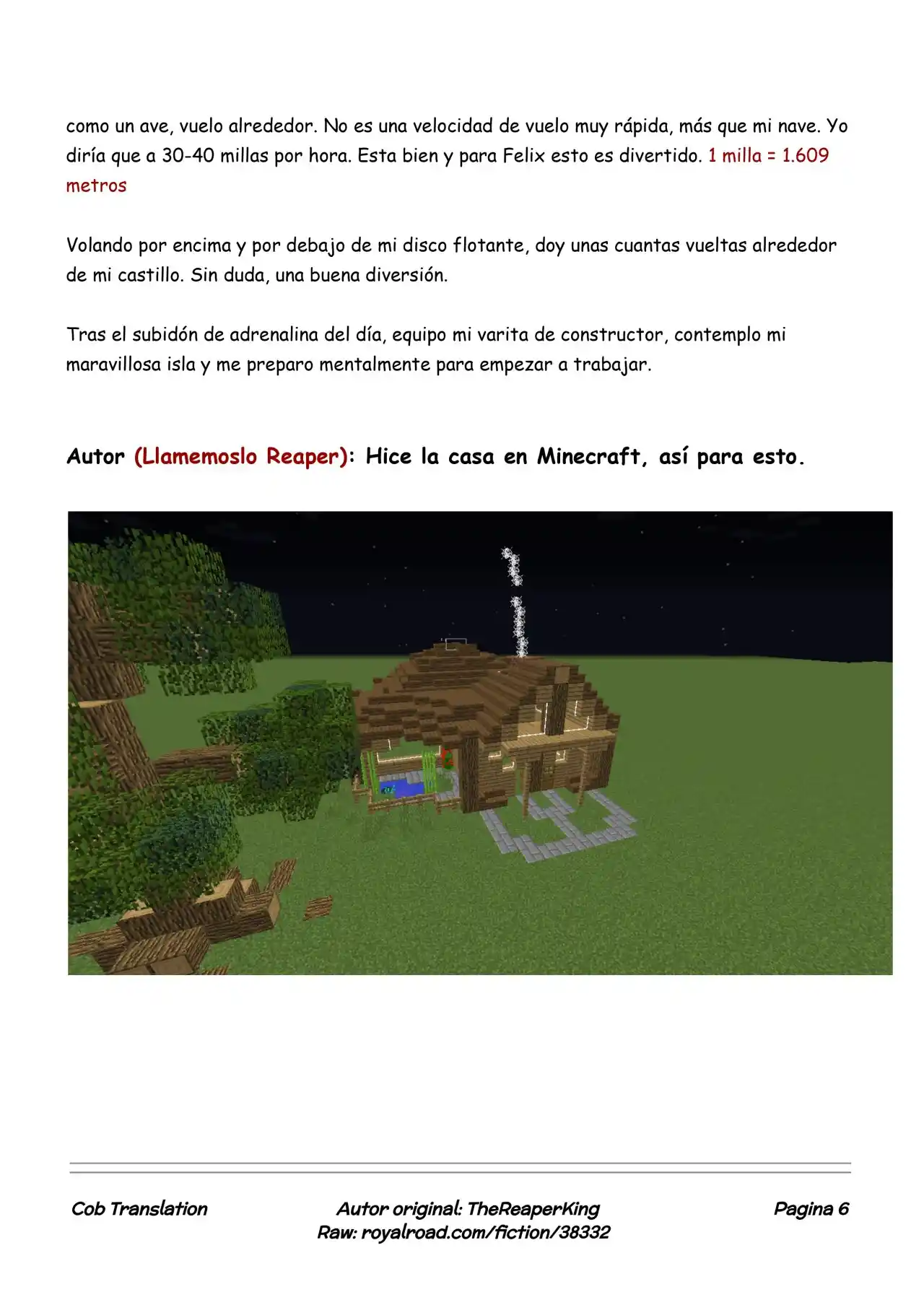 Realidad De Minecraft (Novela) - Capítulo 22 - Página 6 - LectorTMOo