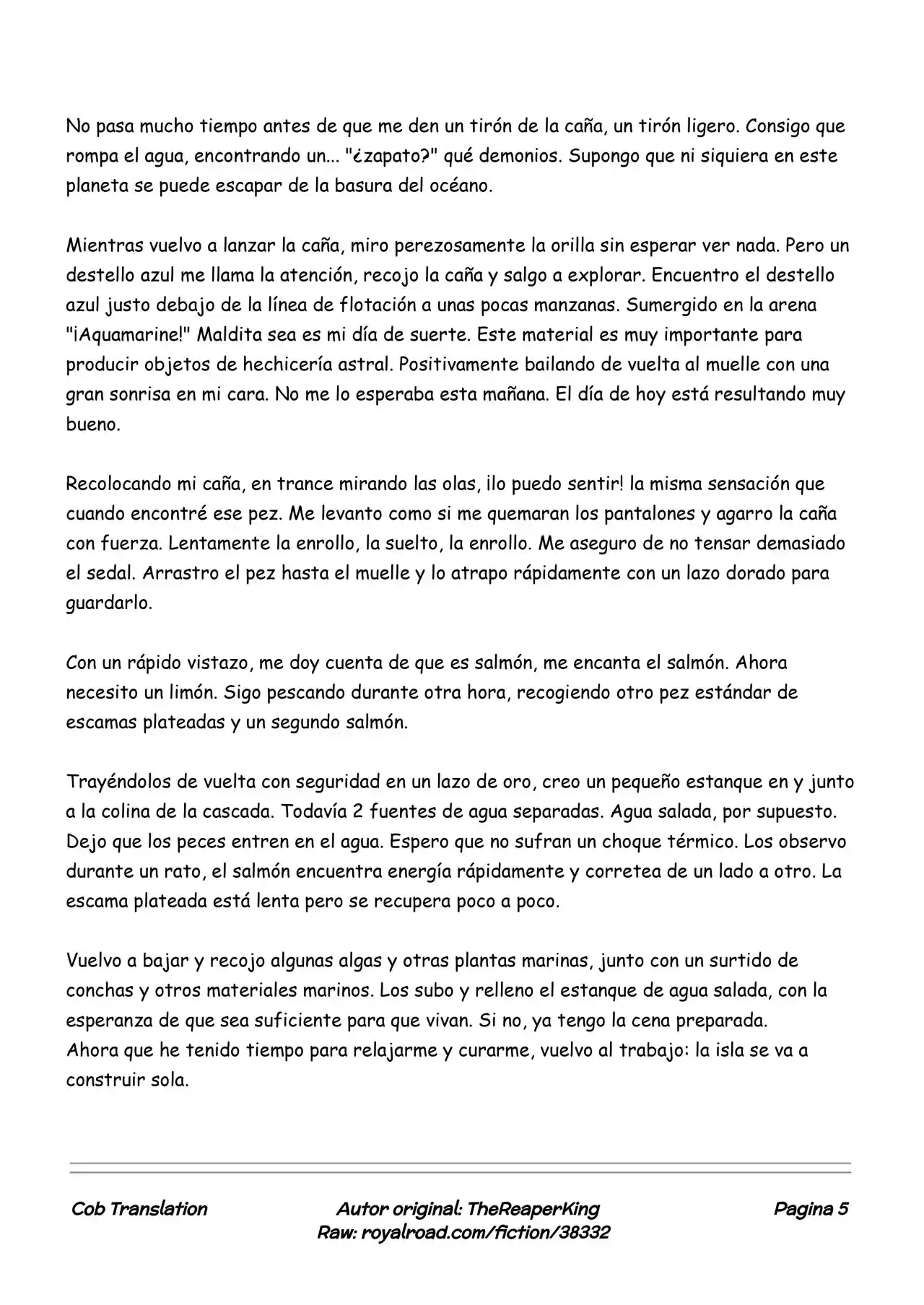 Realidad De Minecraft (Novela) - Capítulo 23 - Página 5 - LectorTMOo