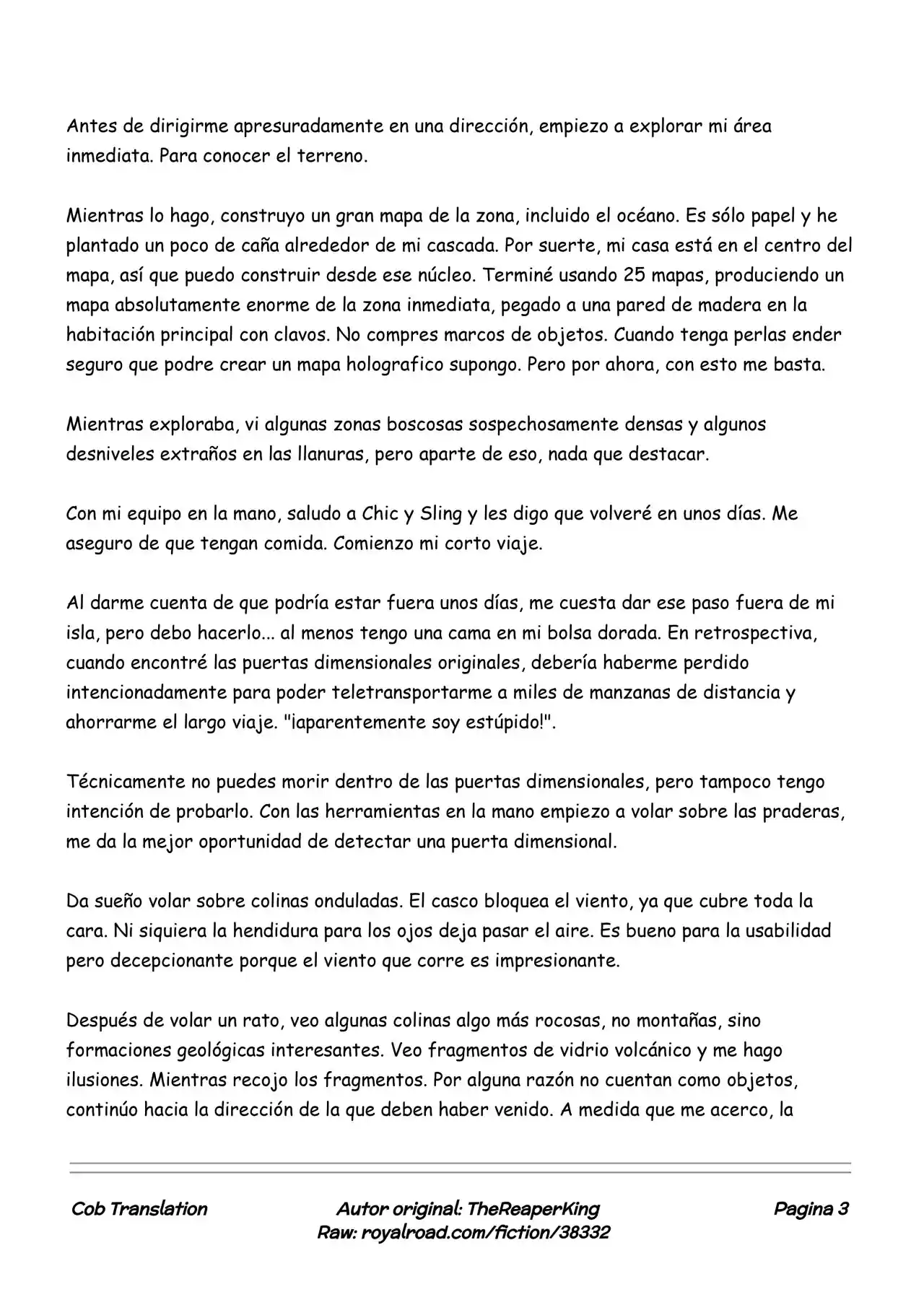 Realidad De Minecraft (Novela) - Capítulo 24 - Página 3 - LectorTMOo