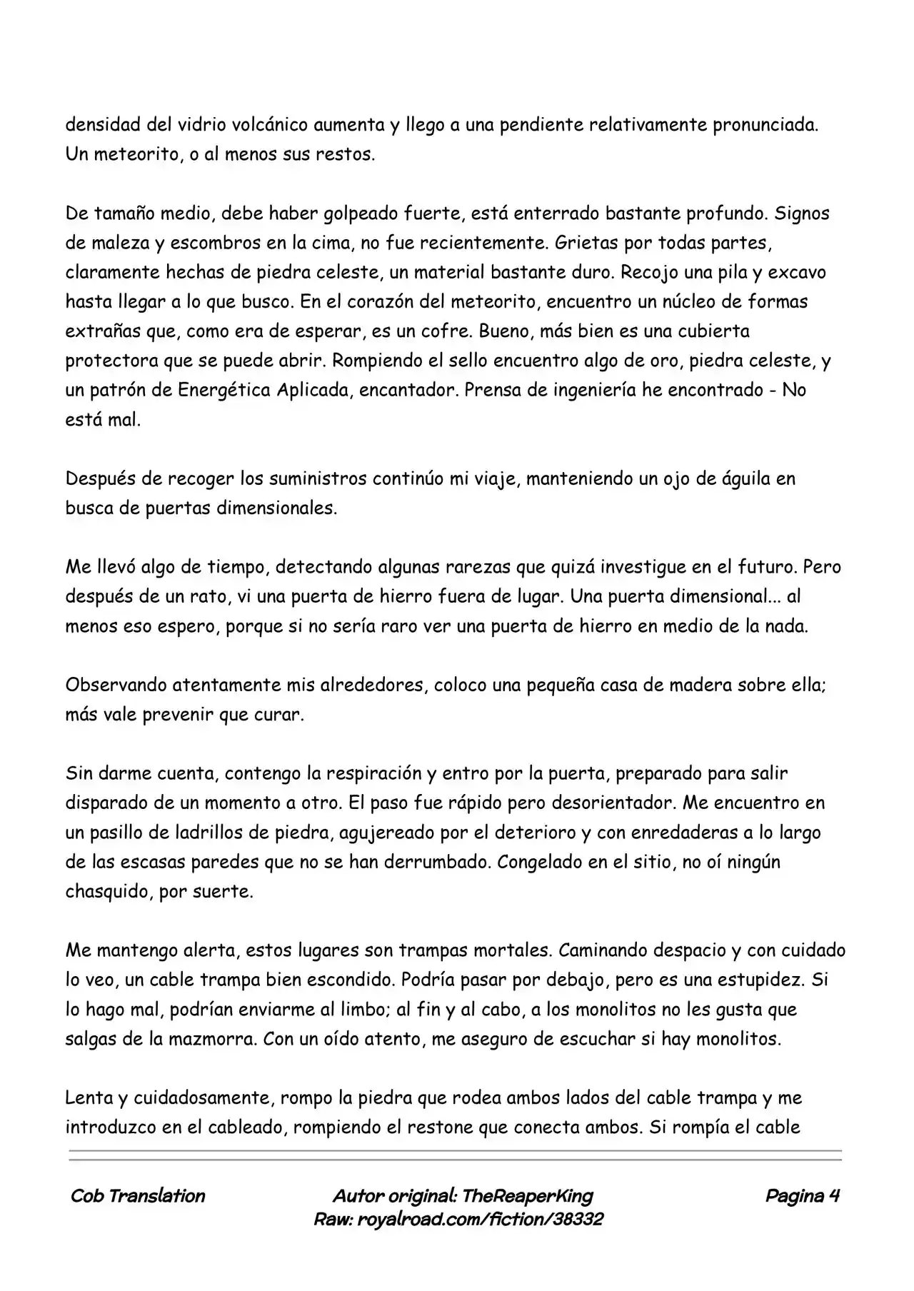 Realidad De Minecraft (Novela) - Capítulo 24 - Página 4 - LectorTMOo