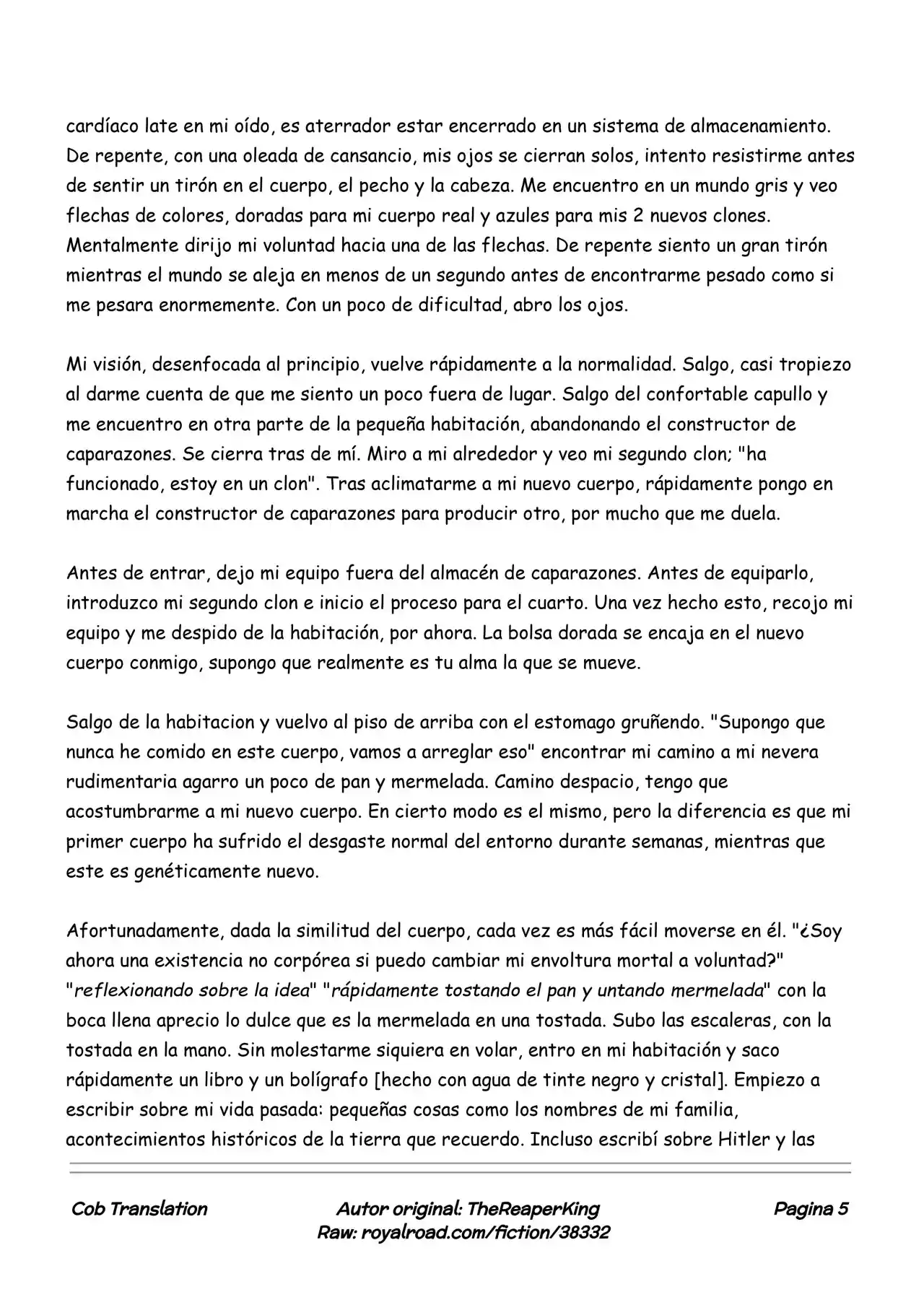 Realidad De Minecraft (Novela) - Capítulo 25 - Página 5 - LectorTMOo