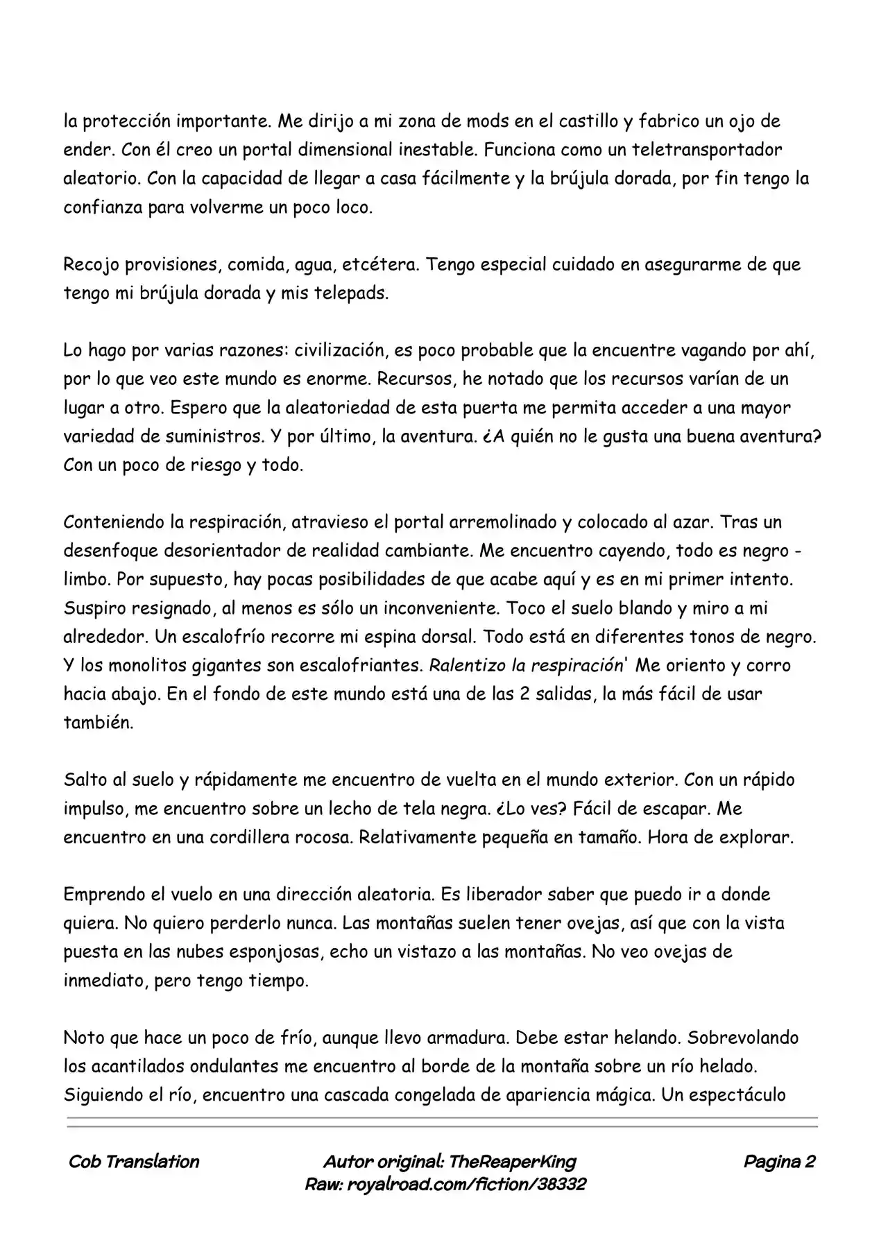 Realidad De Minecraft (Novela) - Capítulo 28 - Página 2 - LectorTMOo