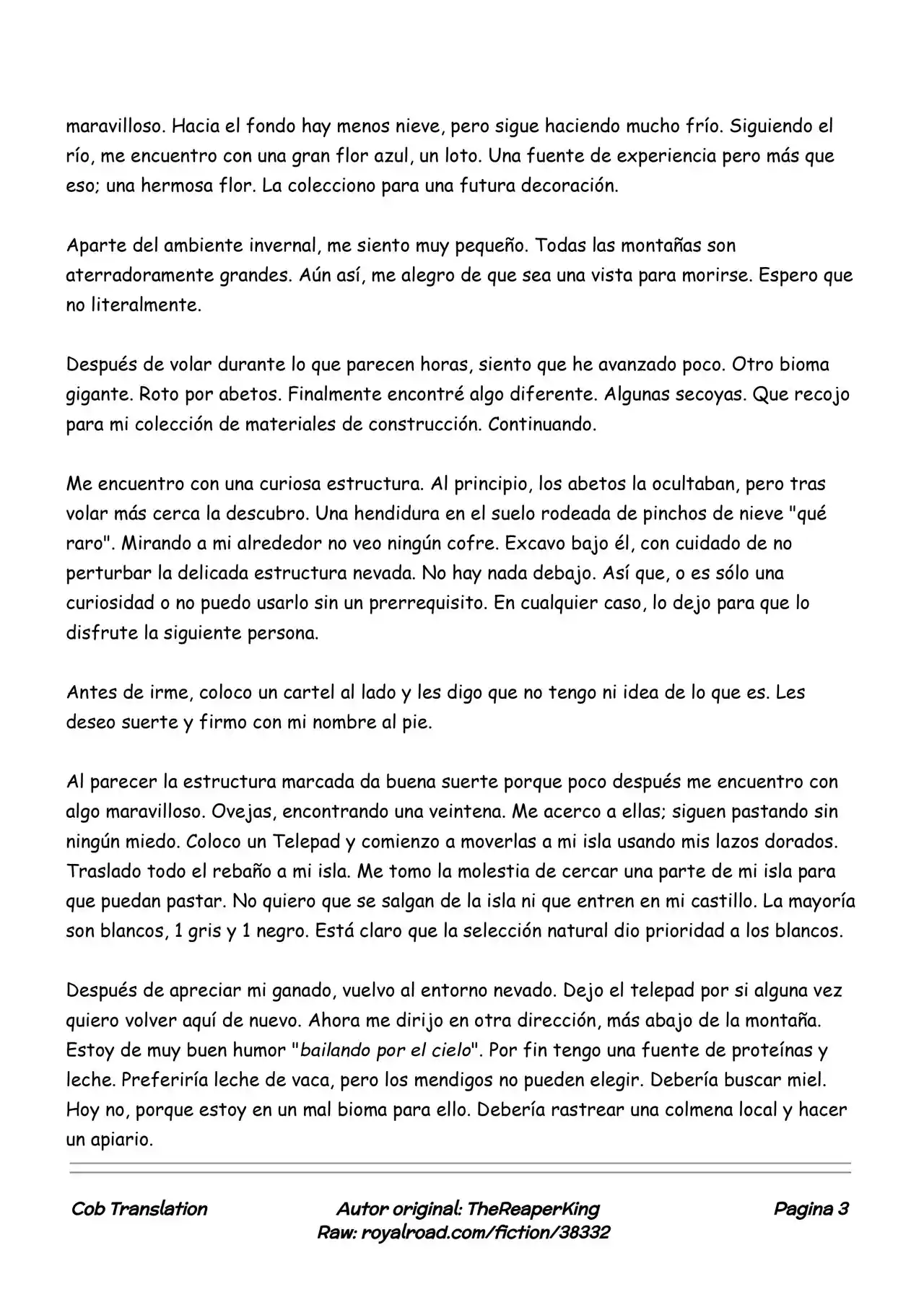 Realidad De Minecraft (Novela) - Capítulo 28 - Página 3 - LectorTMOo