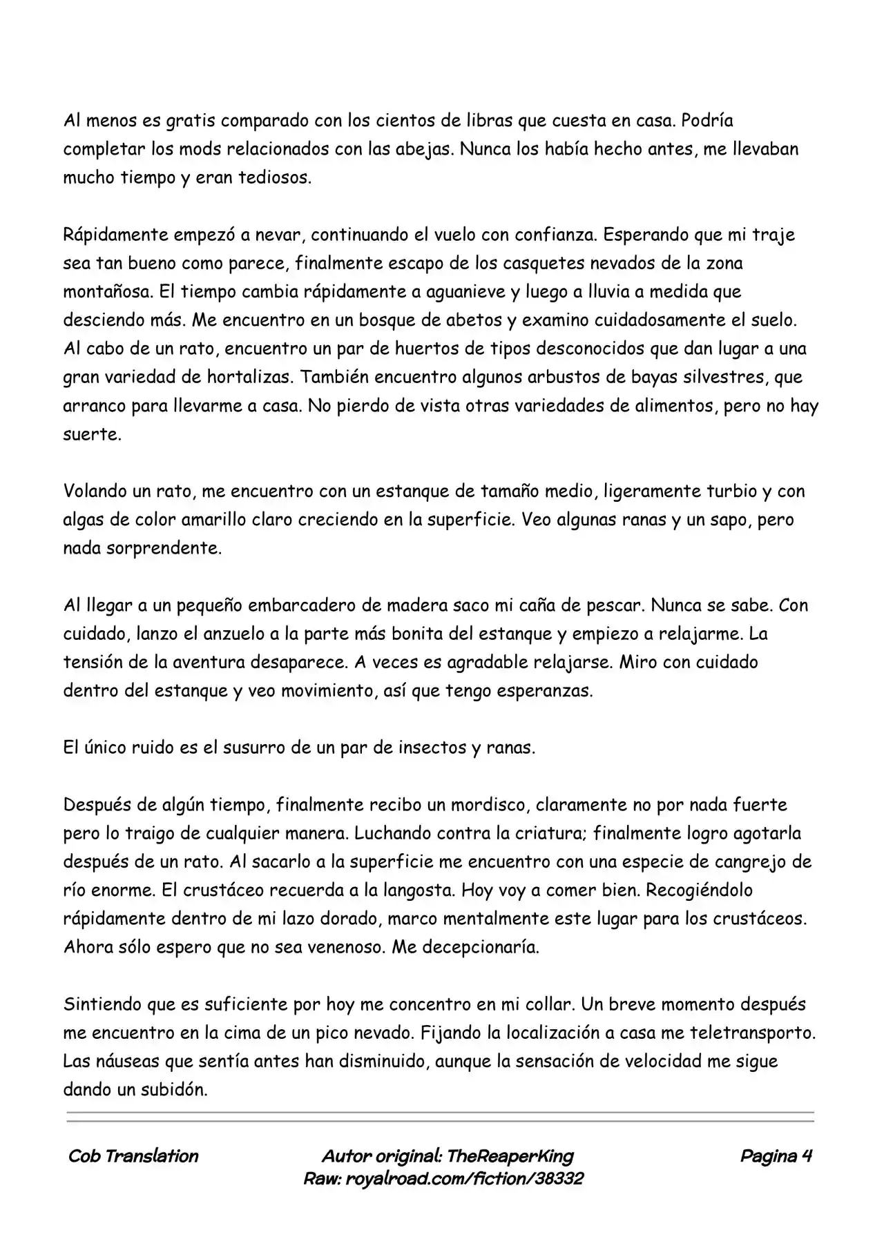 Realidad De Minecraft (Novela) - Capítulo 28 - Página 4 - LectorTMOo