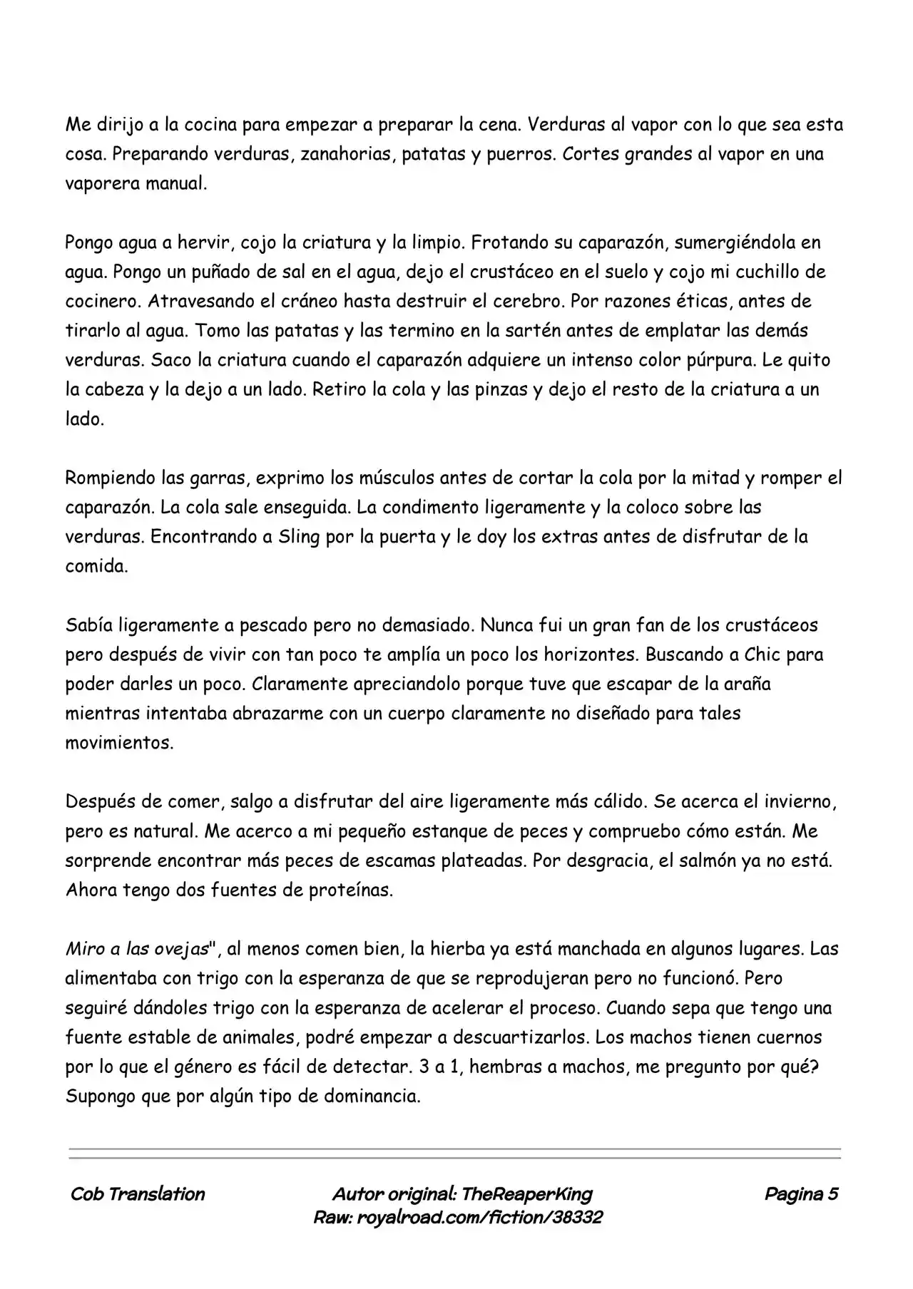 Realidad De Minecraft (Novela) - Capítulo 28 - Página 5 - LectorTMOo