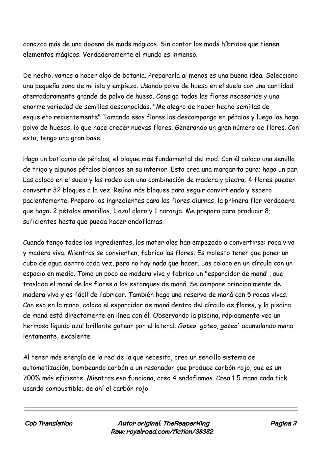 Realidad De Minecraft (Novela) - Capítulo 29 - Página 3 - LectorTMOo