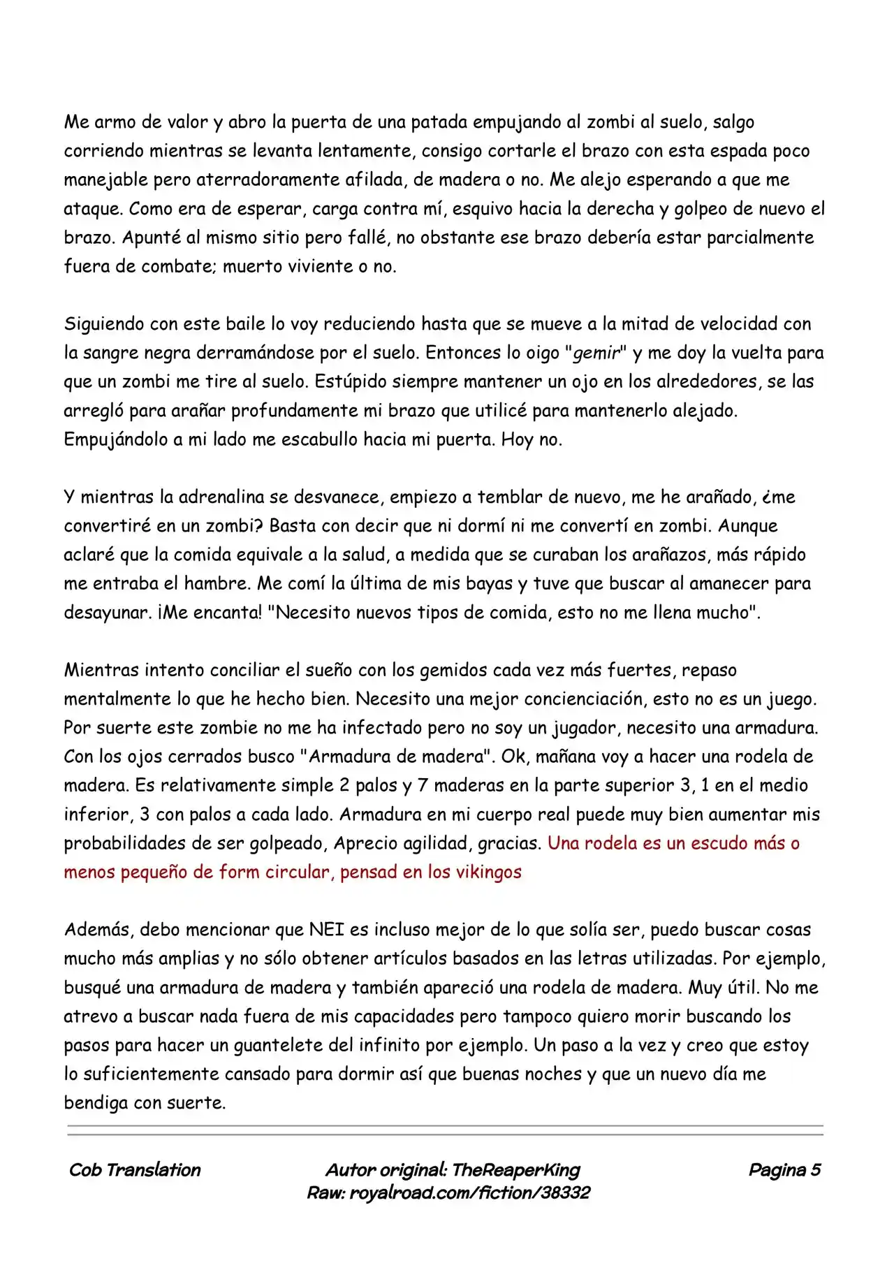 Realidad De Minecraft (Novela) - Capítulo 3 - Página 5 - LectorTMOo