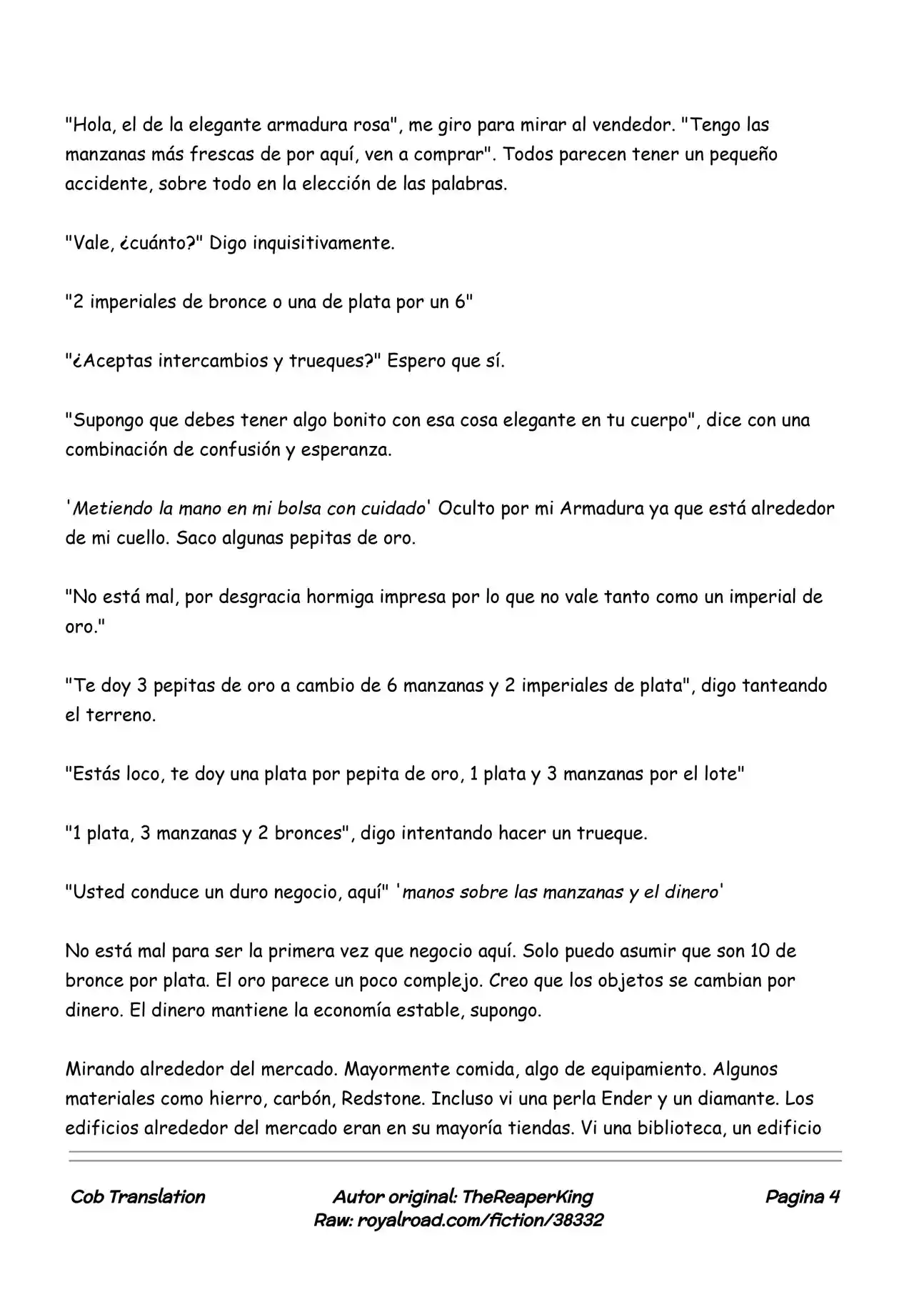 Realidad De Minecraft (Novela) - Capítulo 32 - Página 4 - LectorTMOo